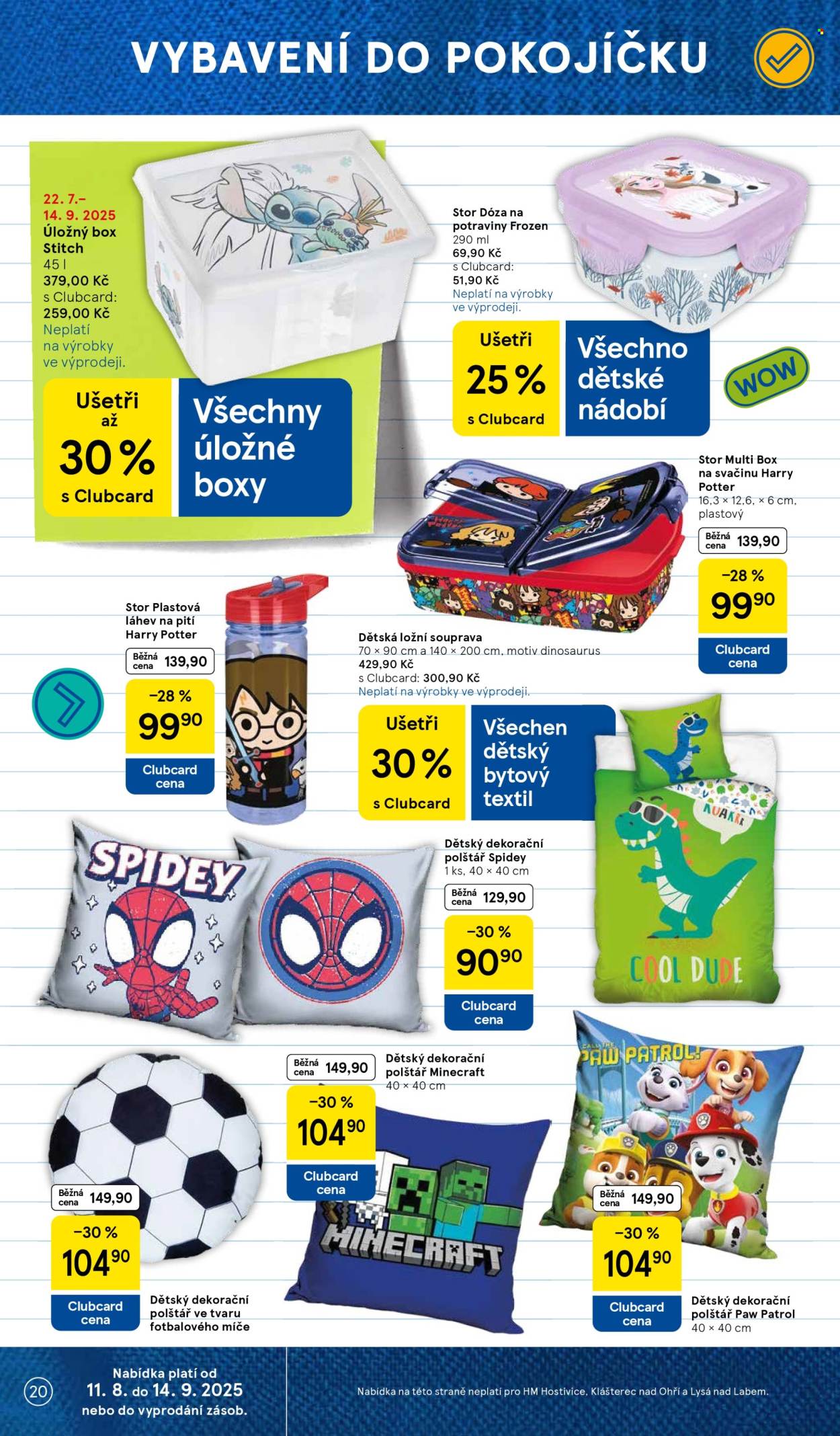 Leták TESCO hypermarket - 11.8.2025 - 14.9.2025. Strana 20