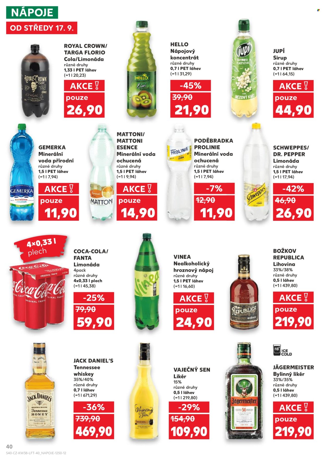 Leták Kaufland - 17.9.2025 - 23.9.2025. Strana 40