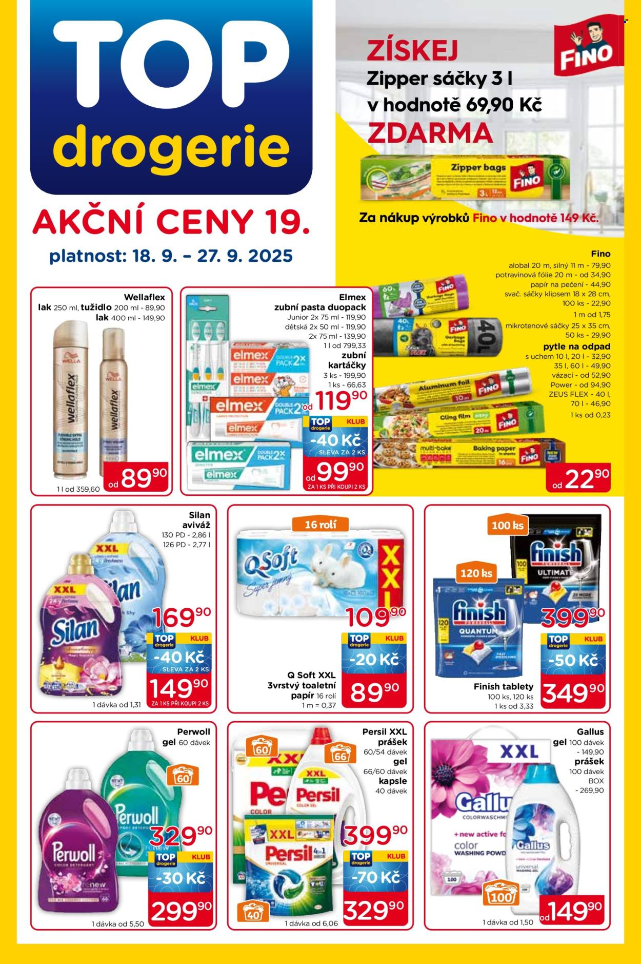 Leták TOP drogerie - 18.9.2025 - 27.9.2025. Strana 1