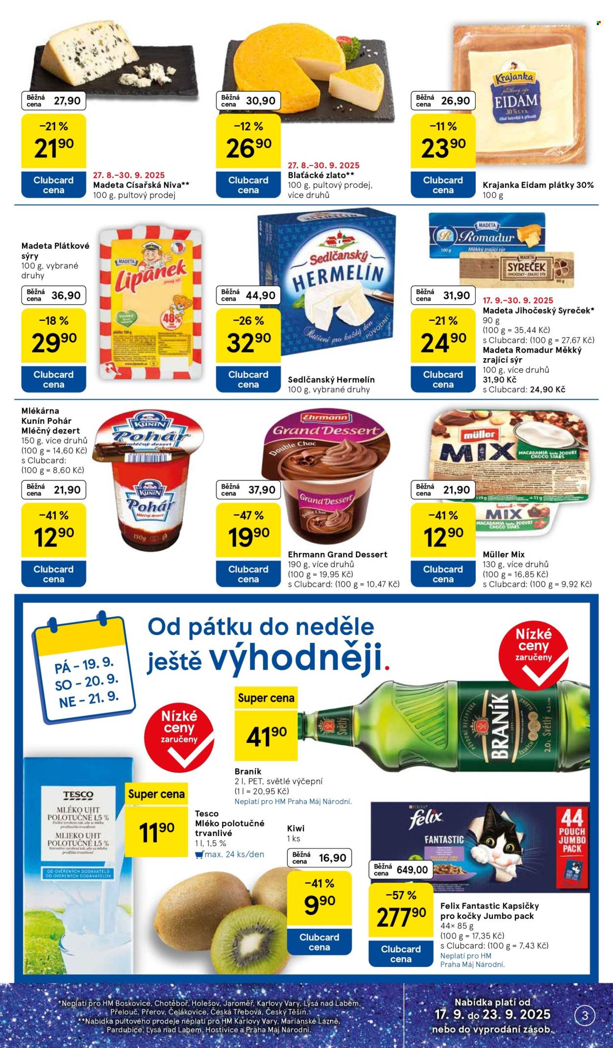 Leták TESCO - 17.9.2025 - 23.9.2025. Strana 3
