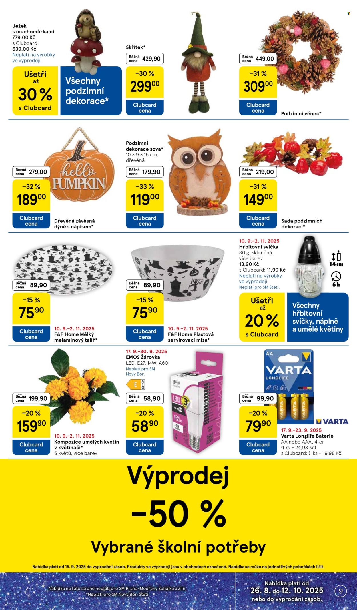 Leták TESCO supermarket - 17.9.2025 - 23.9.2025. Strana 9