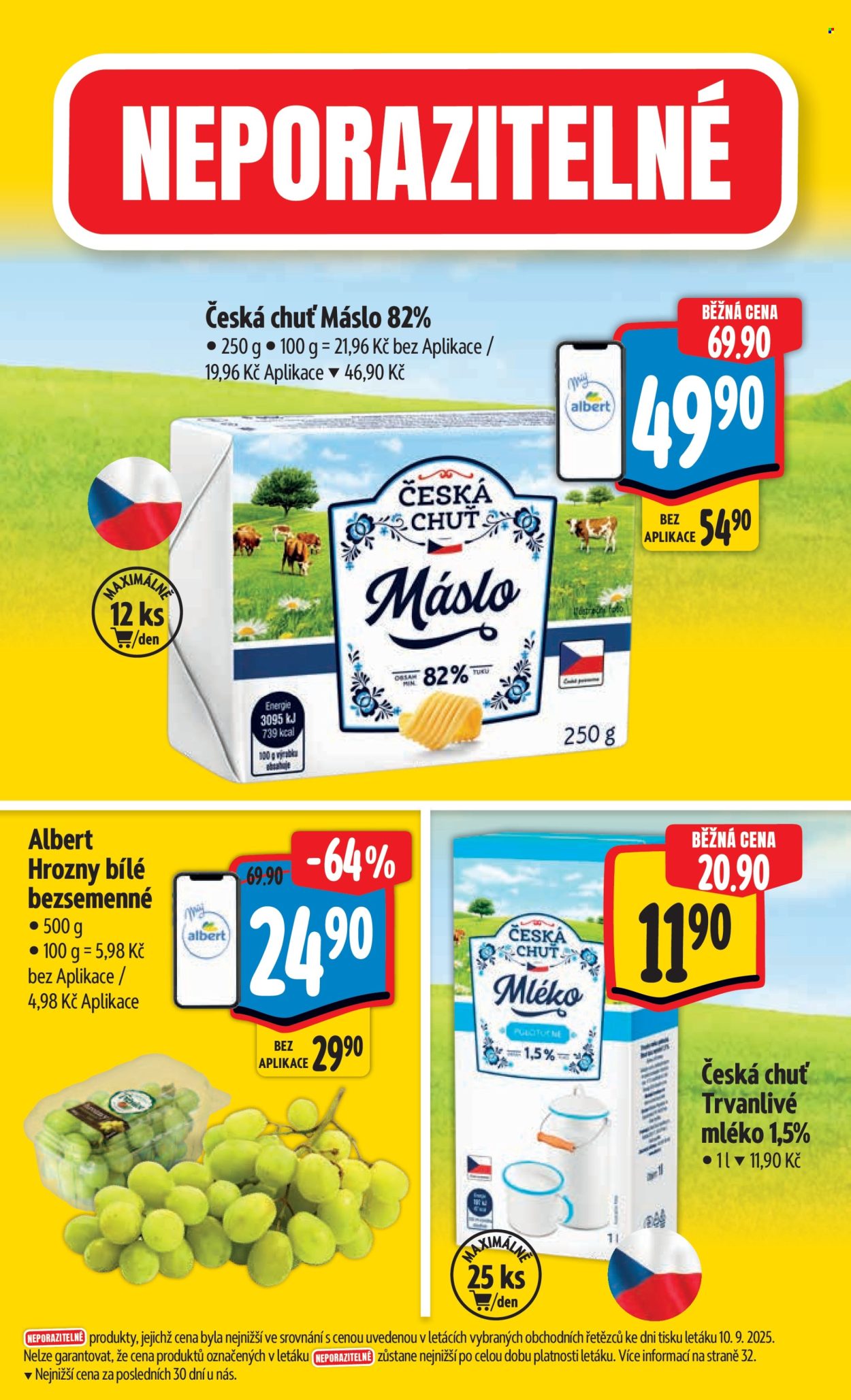 Leták Albert Hypermarket - 17.9.2025 - 23.9.2025. Strana 3