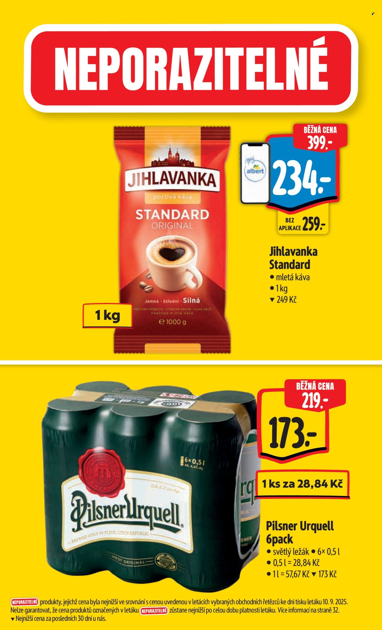 Leták Albert Hypermarket - 17.9.2025 - 23.9.2025. Strana 4