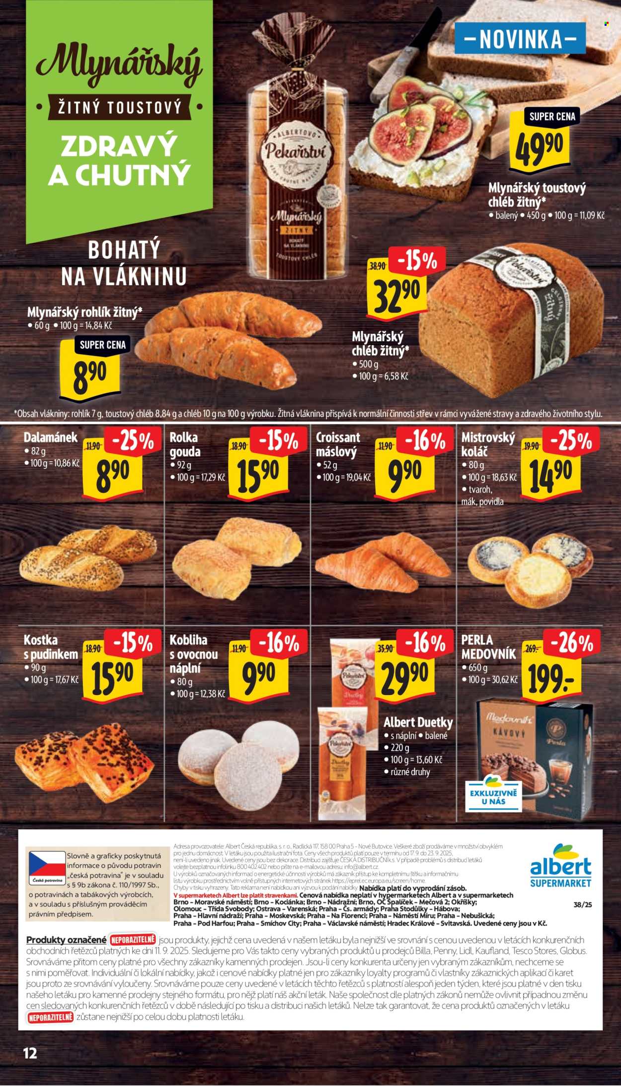 Leták Albert Supermarket - 17.9.2025 - 23.9.2025. Strana 19