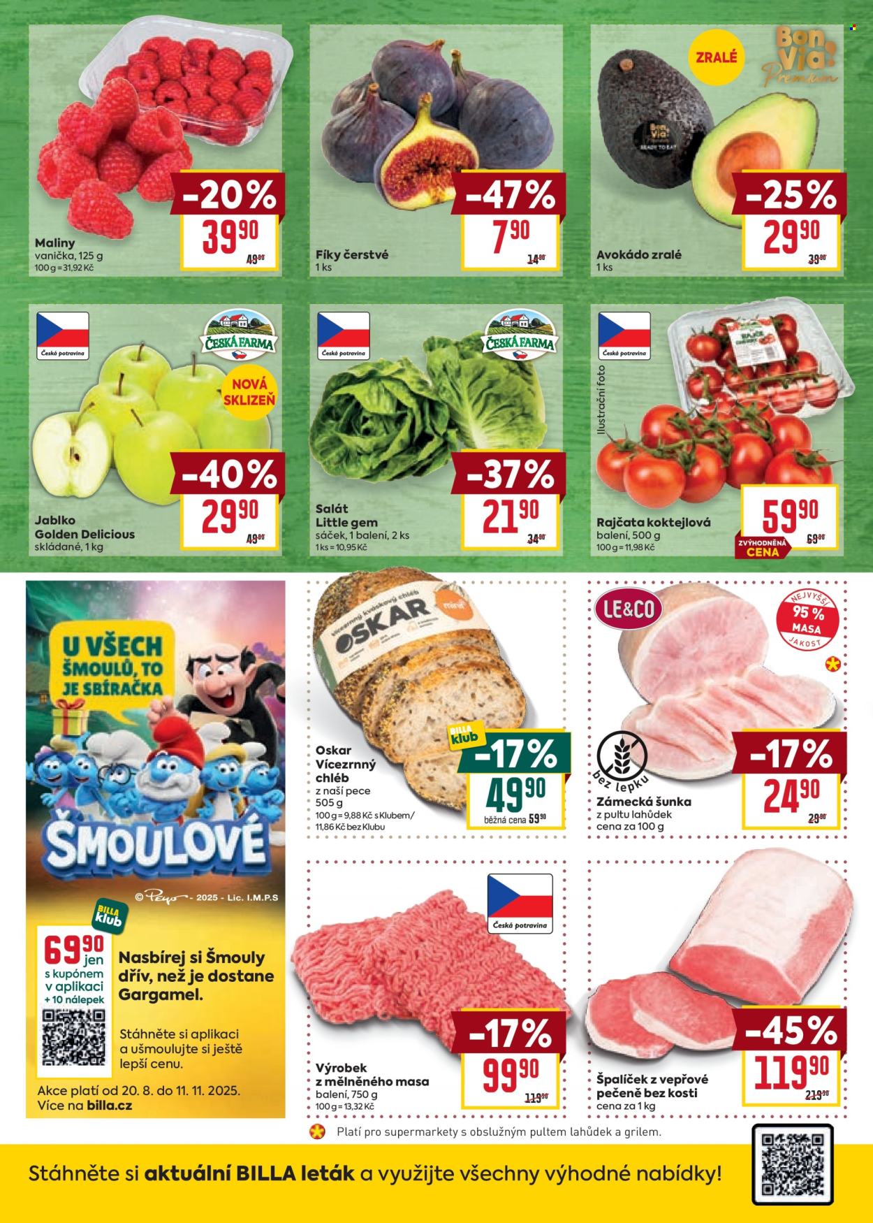 Leták BILLA - 17.9.2025 - 23.9.2025. Strana 2