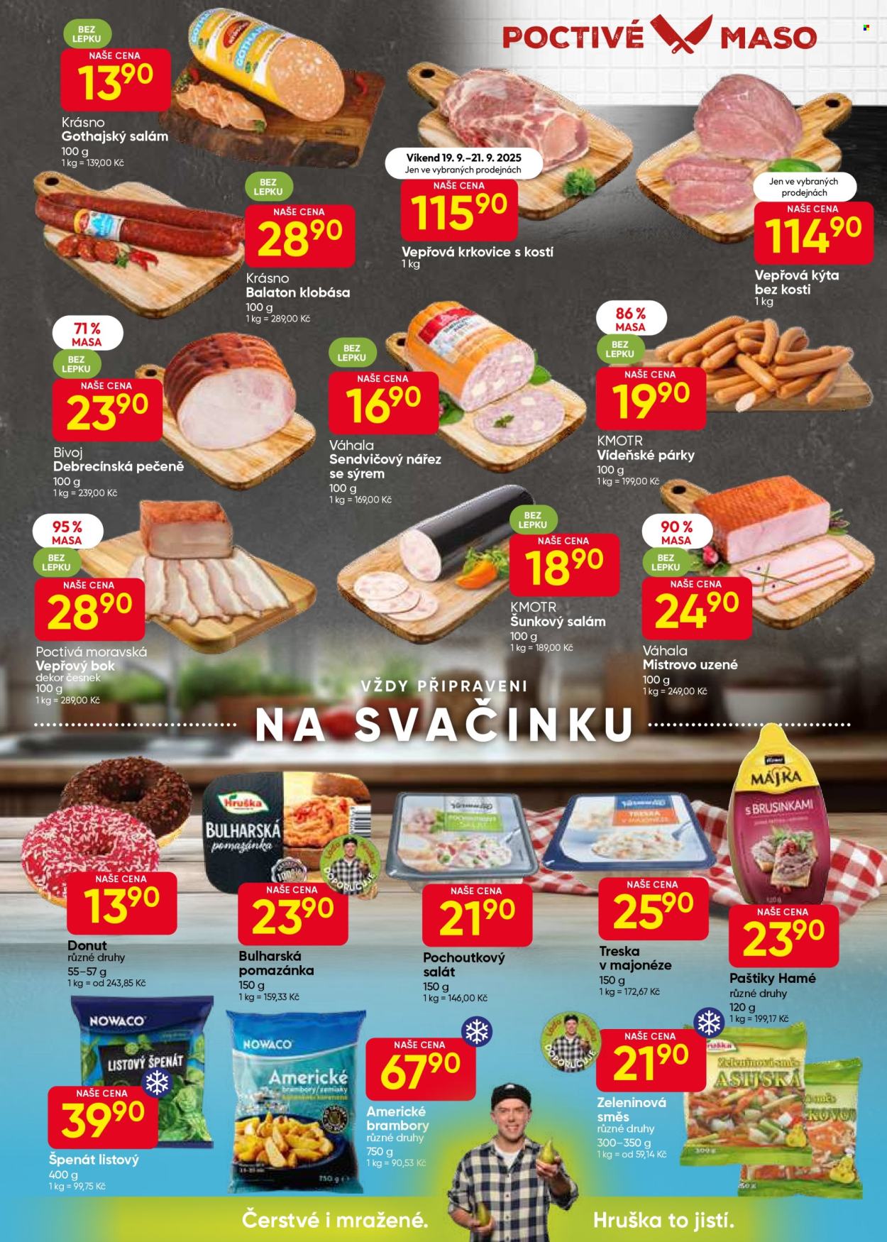 Leták Hruška - 16.9.2025 - 22.9.2025. Strana 2