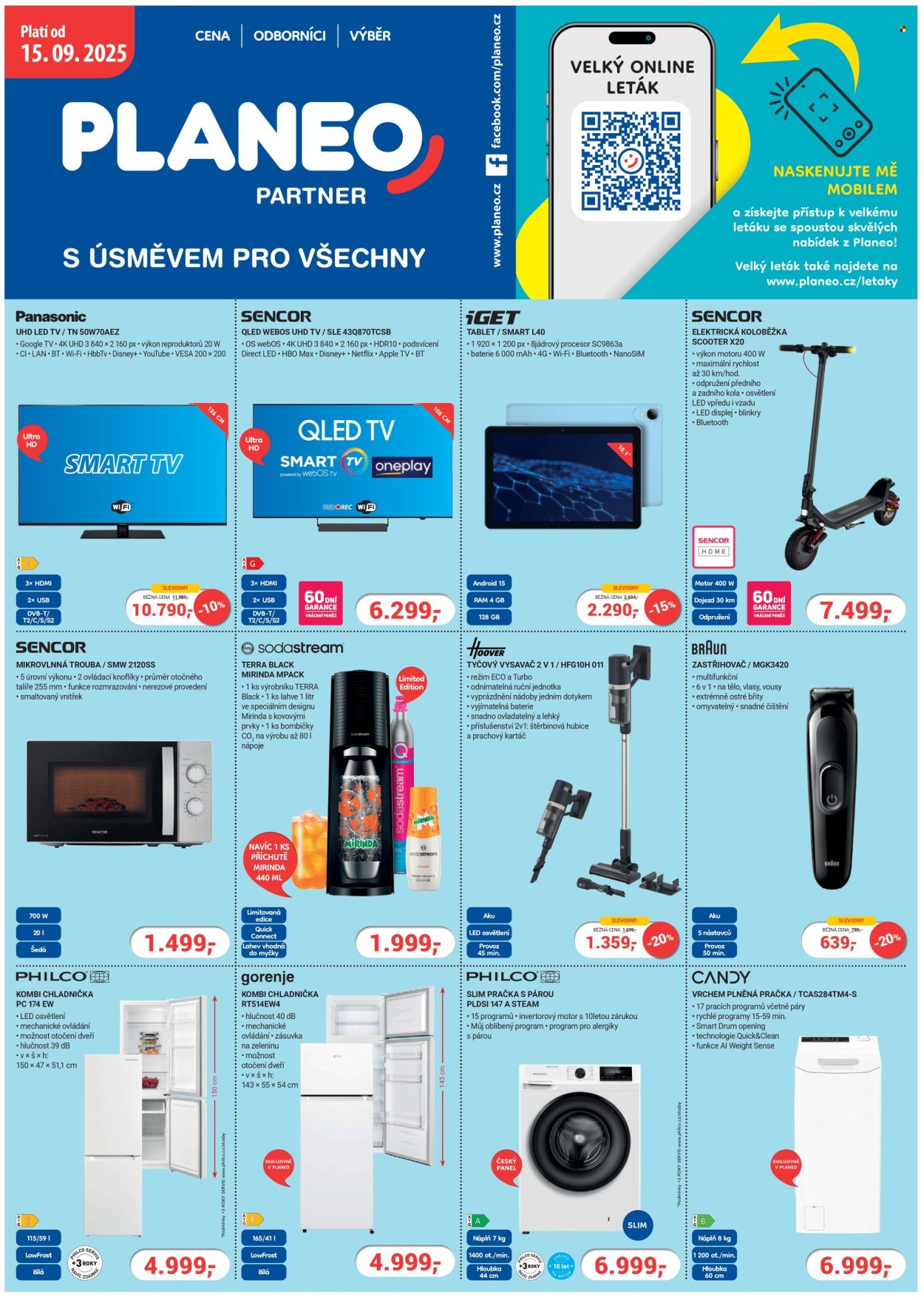 Leták PLANEO Elektro - 15.9.2025 - 21.9.2025. Strana 1