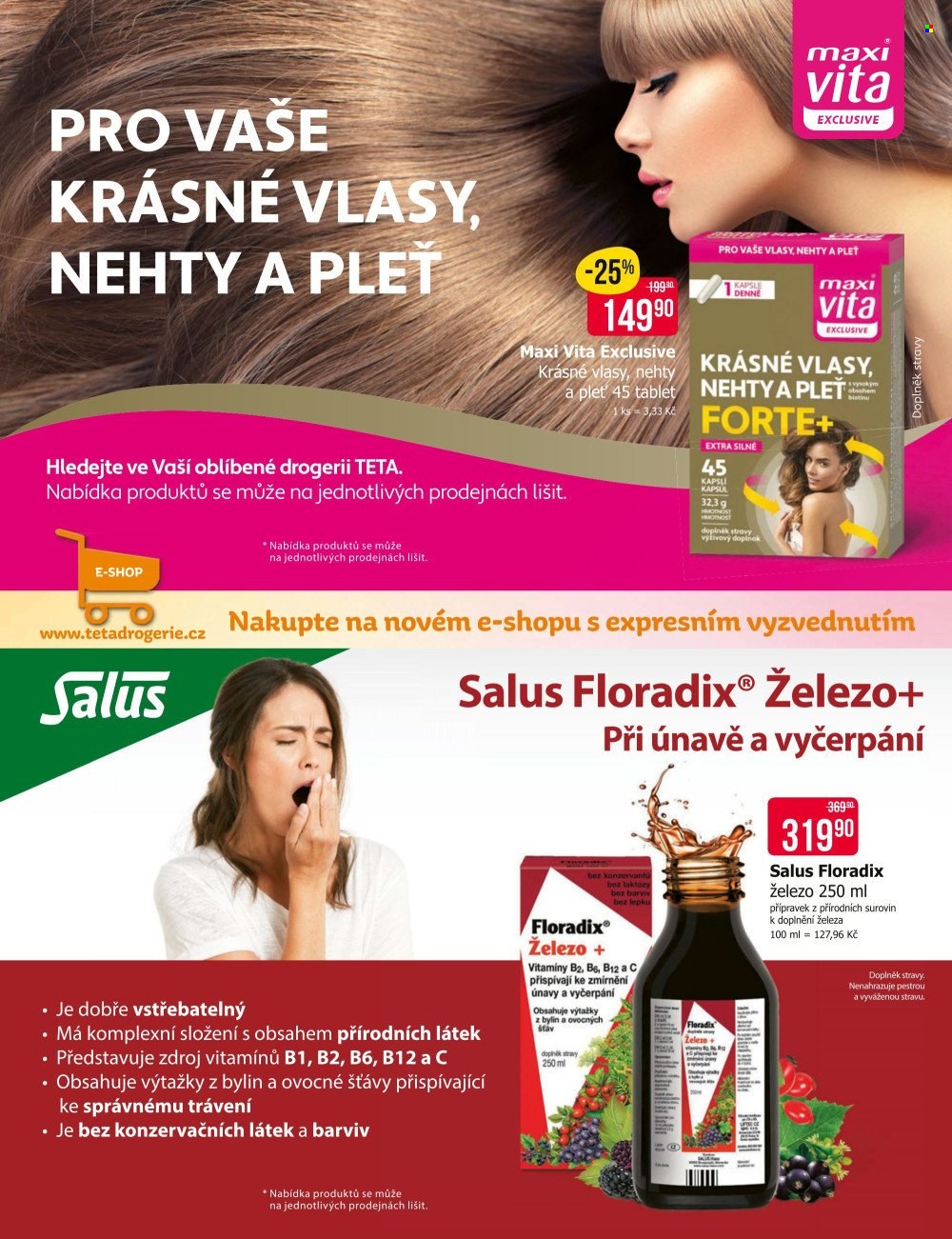 Leták Teta drogerie - 28.8.2025 - 23.9.2025. Strana 10