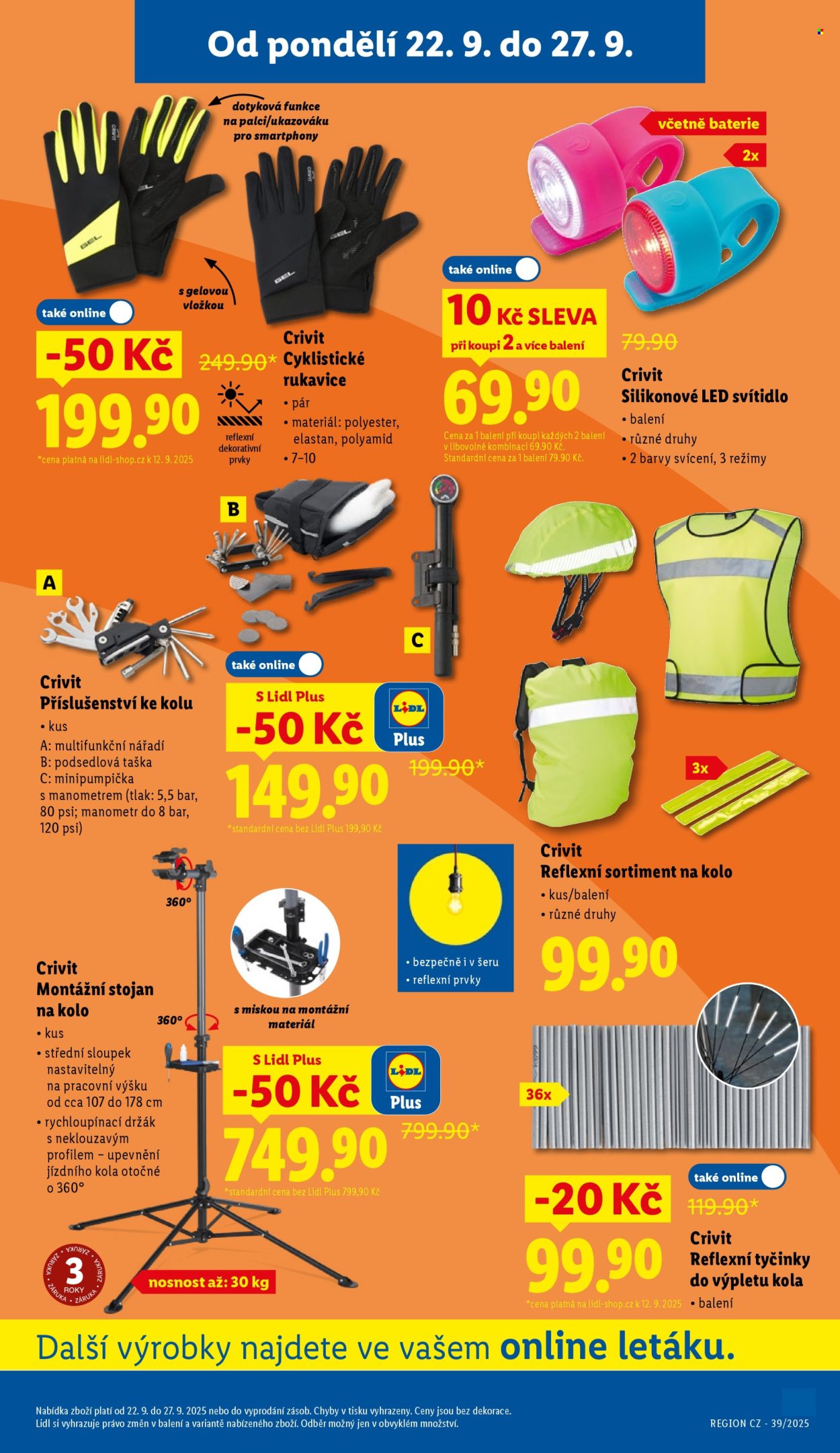 Leták Lidl - 22.9.2025 - 27.9.2025. Strana 9