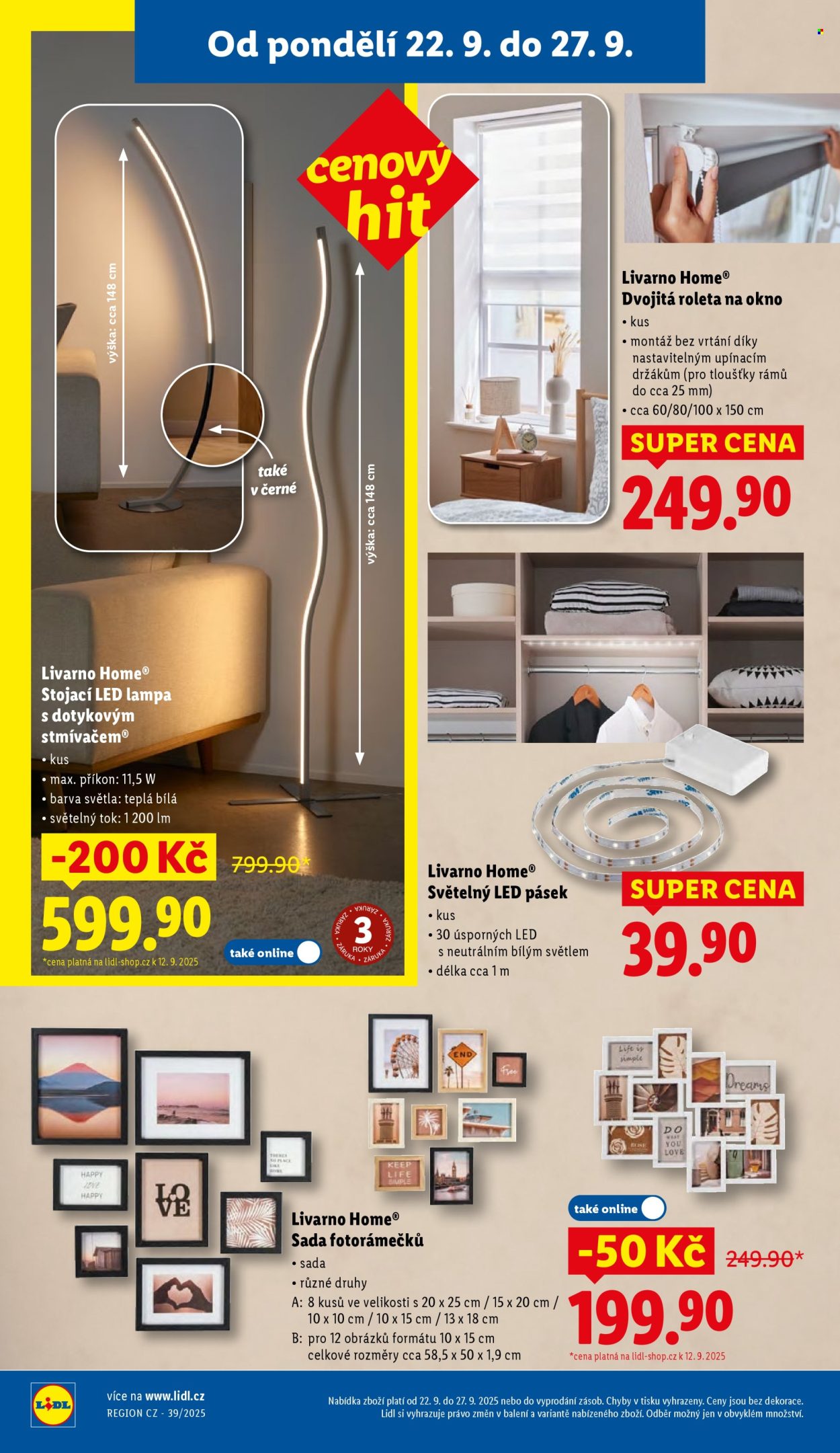 Leták Lidl - 22.9.2025 - 27.9.2025. Strana 18