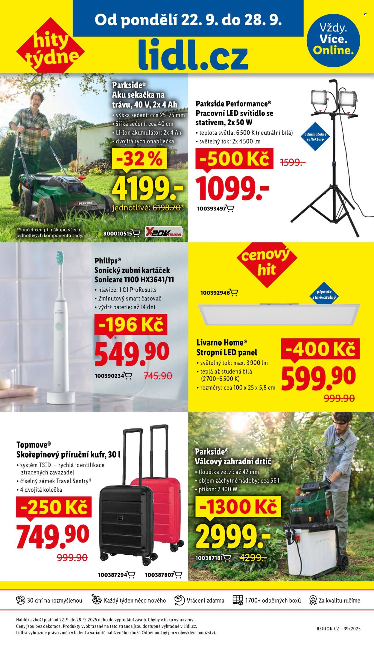 Leták Lidl - 22.9.2025 - 27.9.2025. Strana 19
