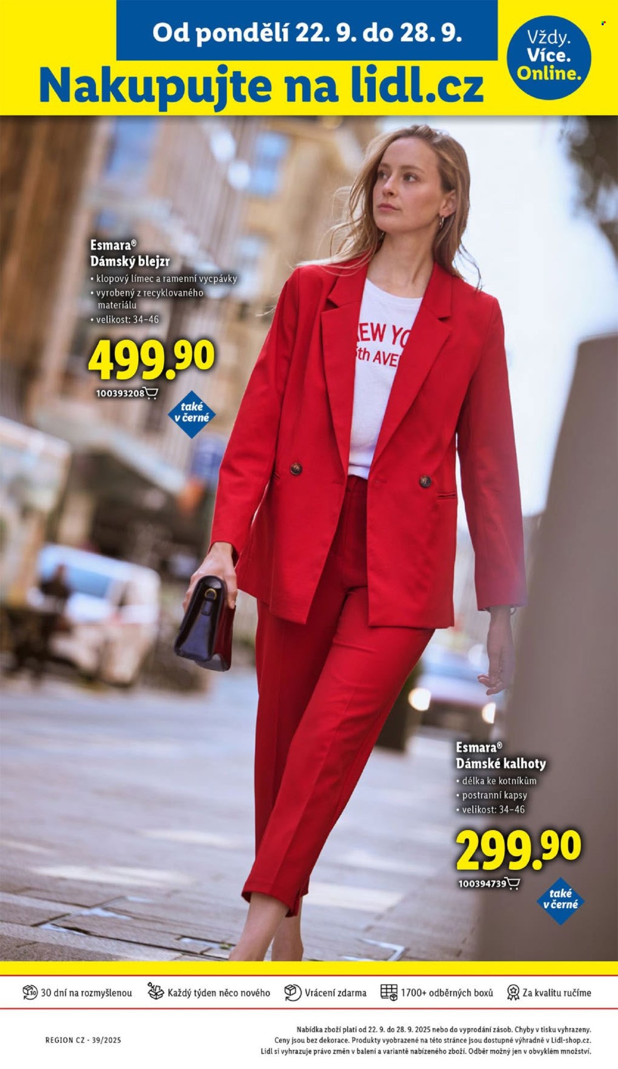 Leták Lidl - 22.9.2025 - 27.9.2025. Strana 20