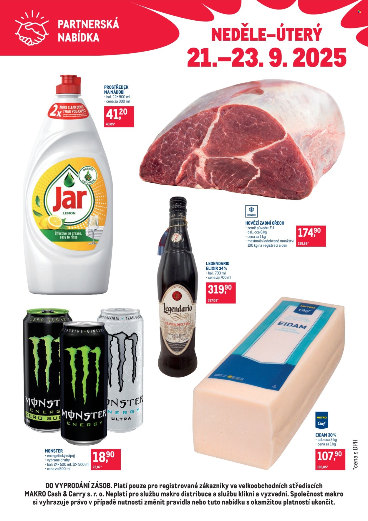 Leták MAKRO - 21.9.2025 - 23.9.2025. Strana 1
