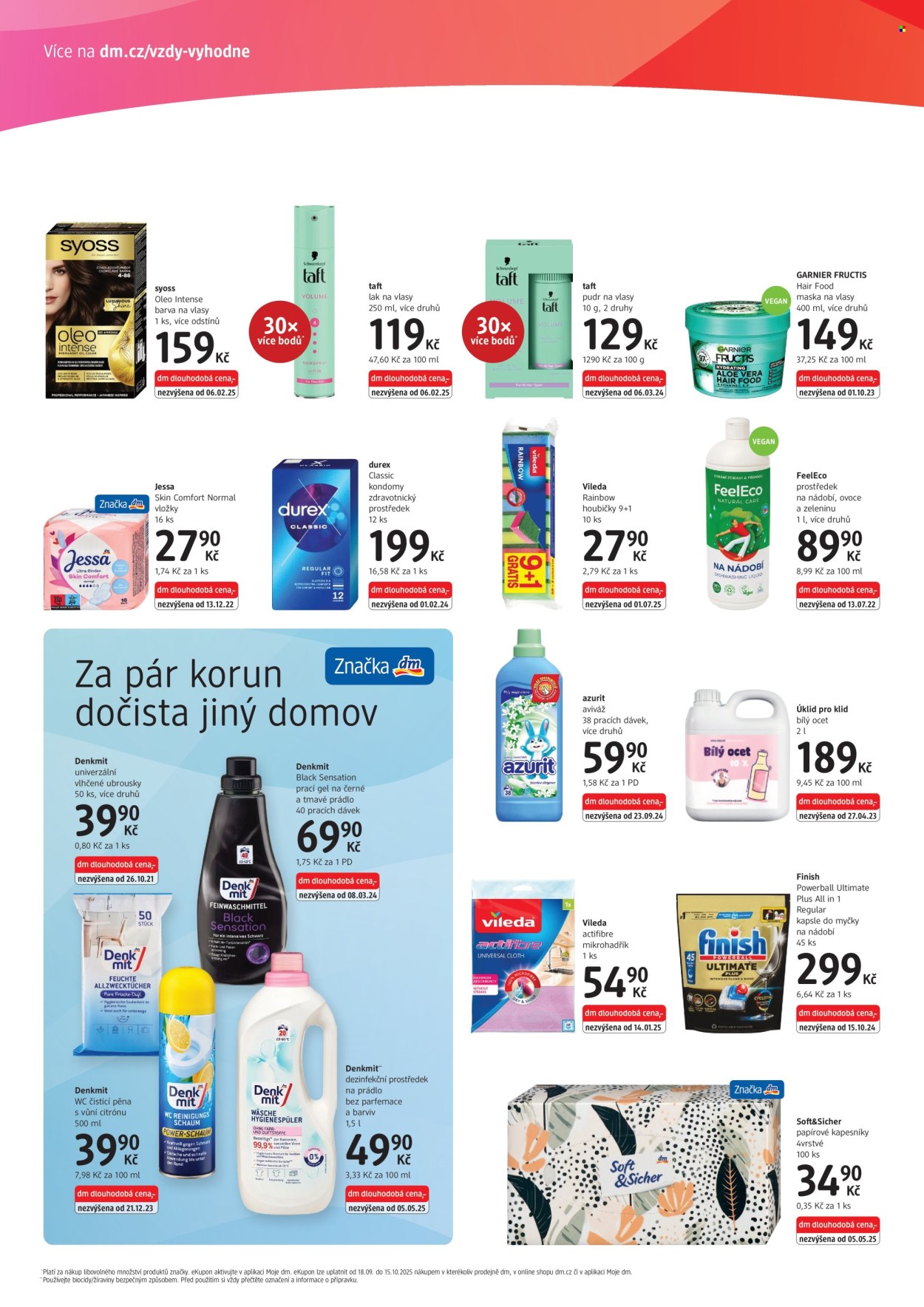 Leták dm drogerie - 18.9.2025 - 15.10.2025. Strana 2