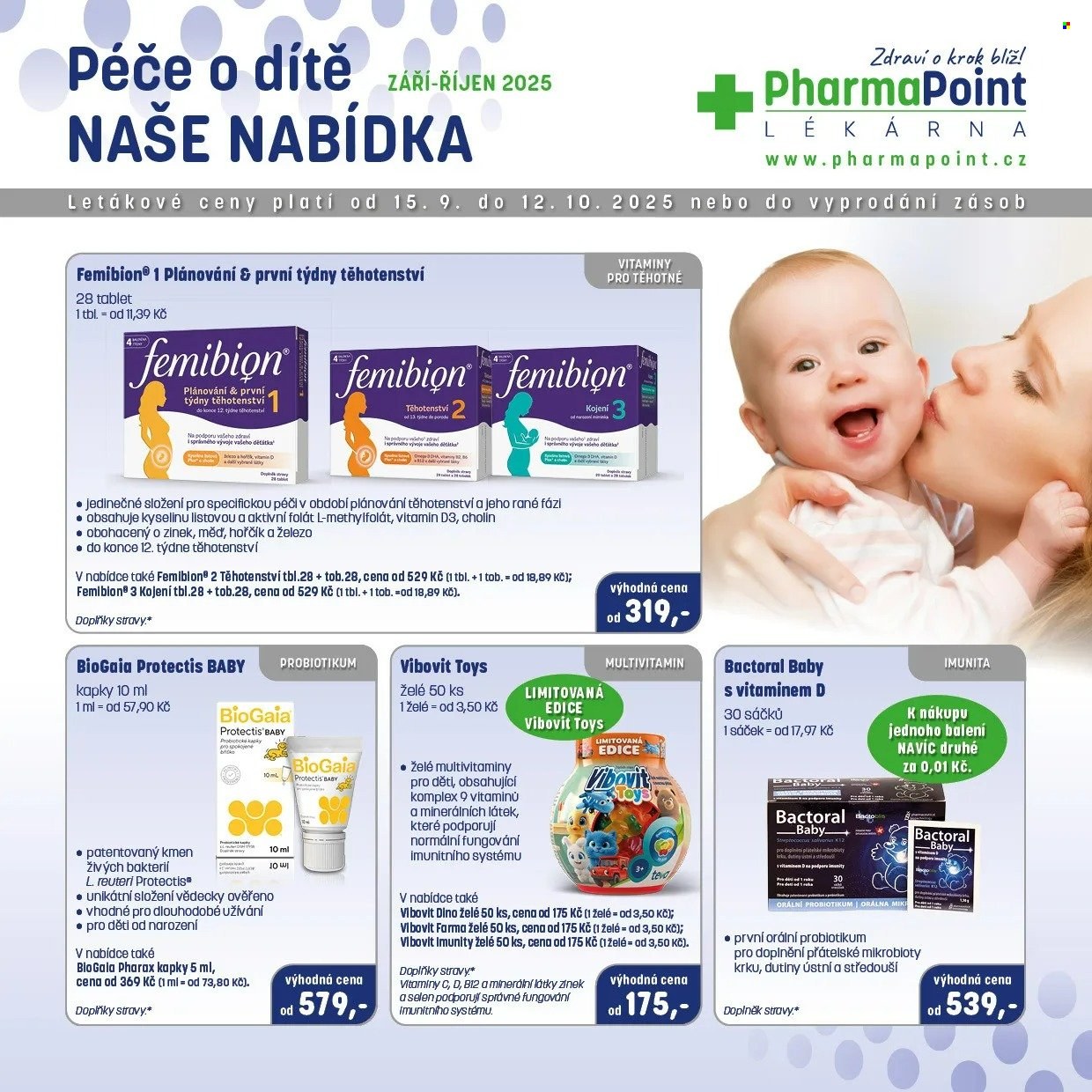 Leták PharmaPoint - 15.9.2025 - 12.10.2025. Strana 1