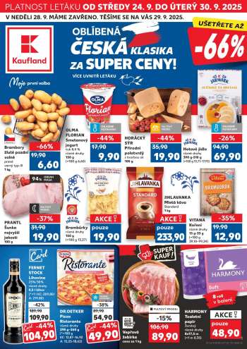Leták Kaufland - 24.9.2025 - 30.9.2025.