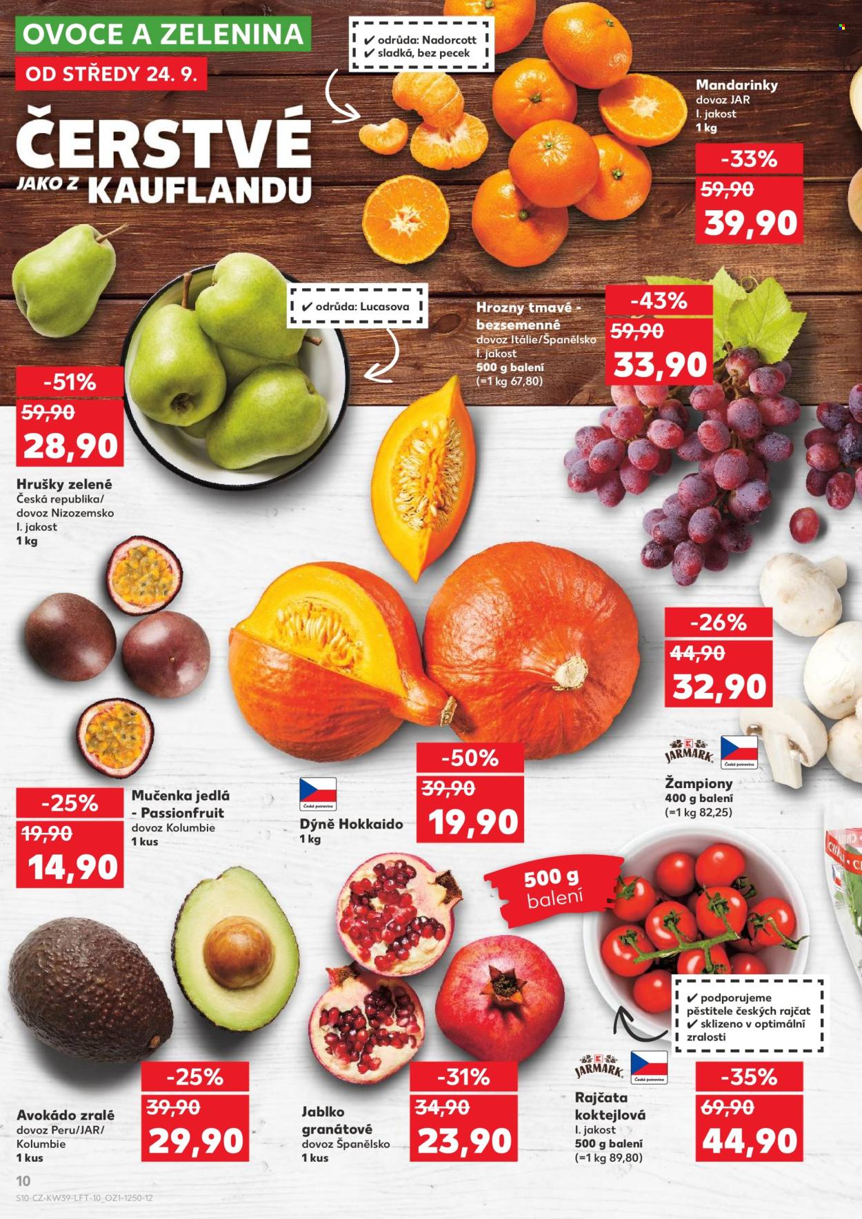 Leták Kaufland - 24.9.2025 - 30.9.2025. Strana 10