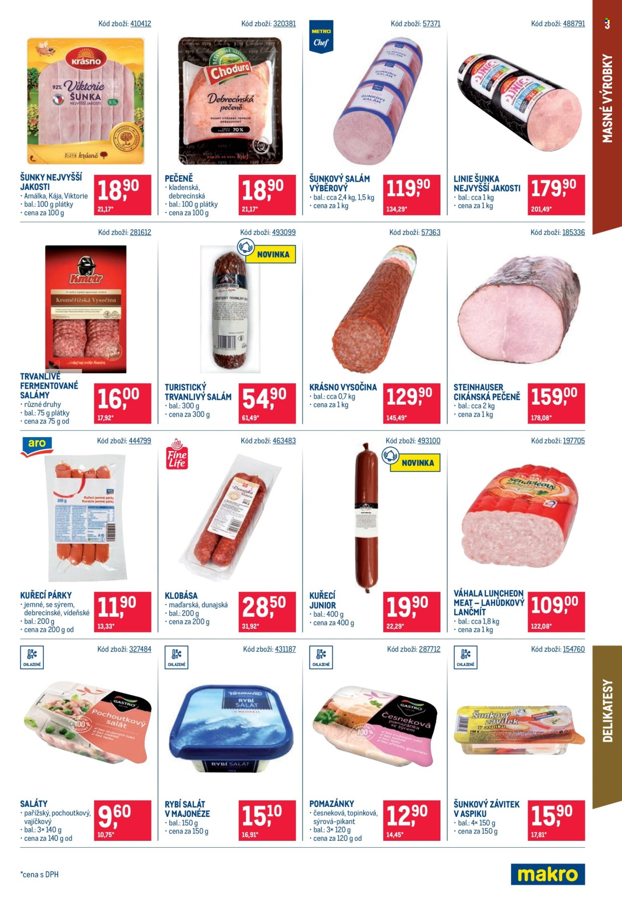 Leták MAKRO - 24.9.2025 - 7.10.2025. Strana 3