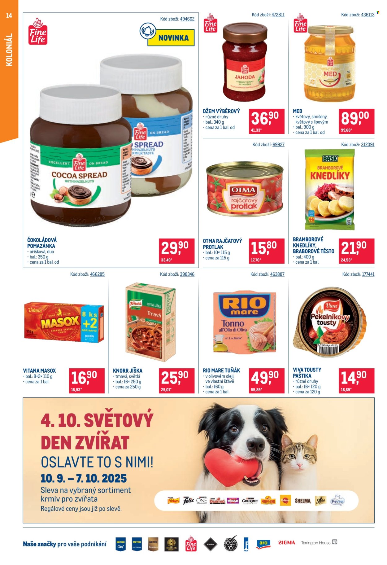 Leták MAKRO - 24.9.2025 - 7.10.2025. Strana 14
