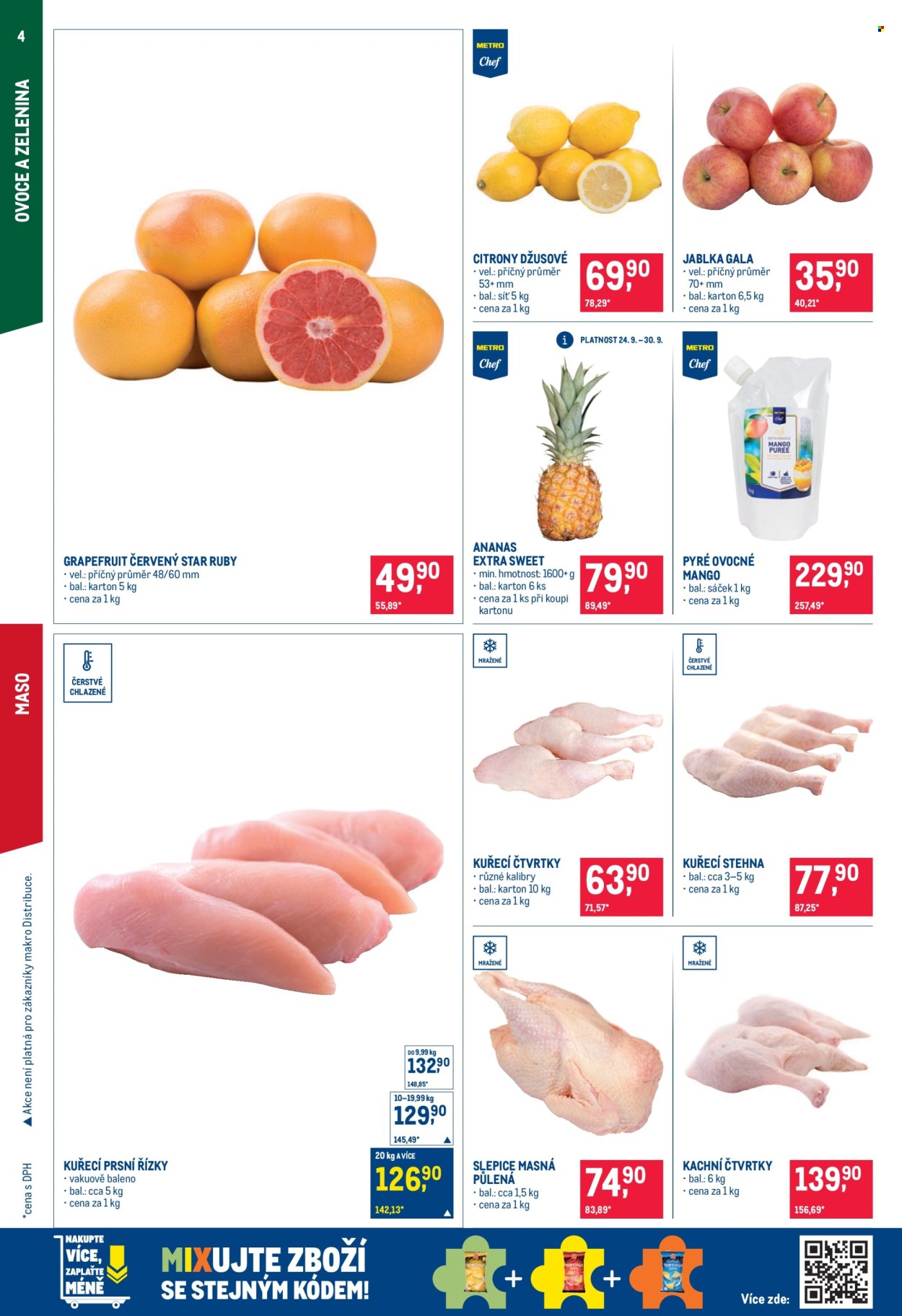 Leták MAKRO - 24.9.2025 - 7.10.2025. Strana 4