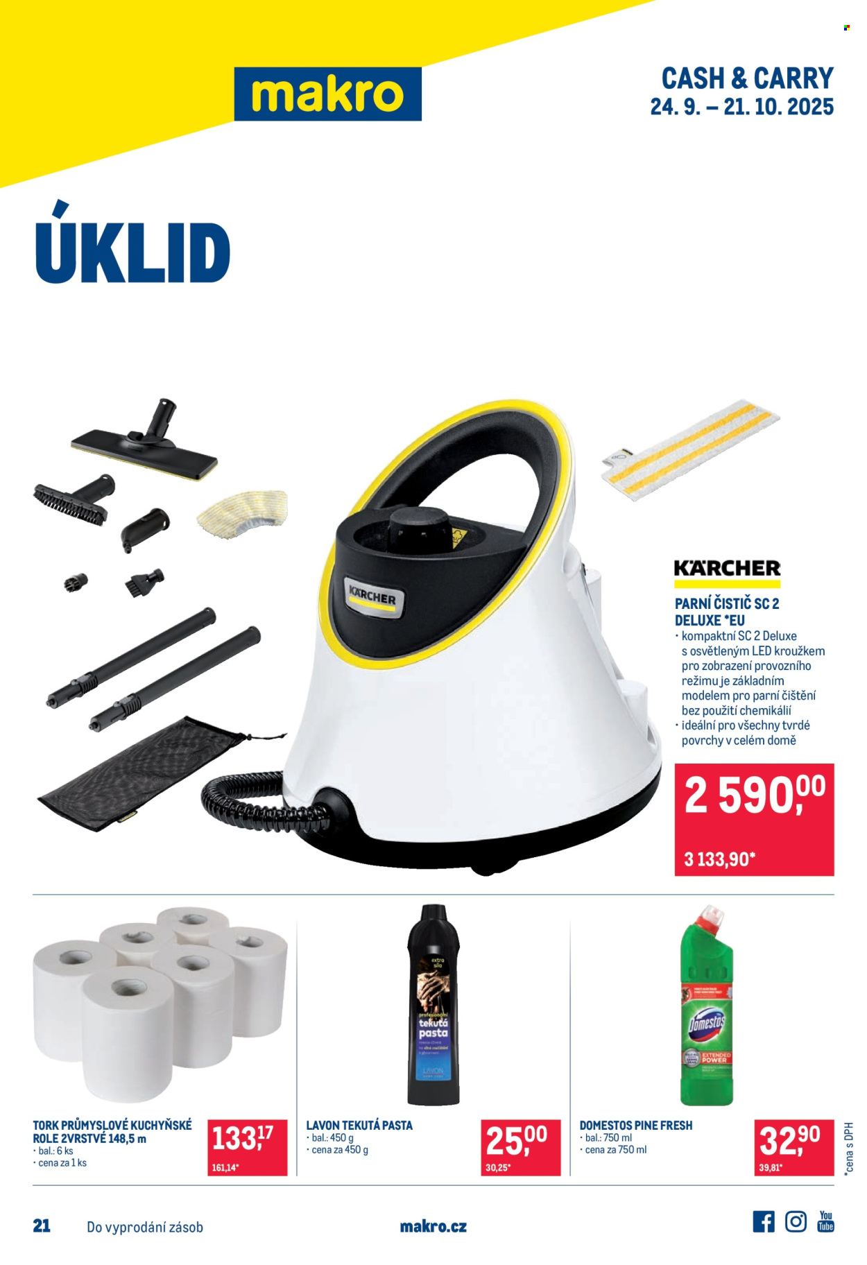 Leták MAKRO - 24.9.2025 - 21.10.2025. Strana 1