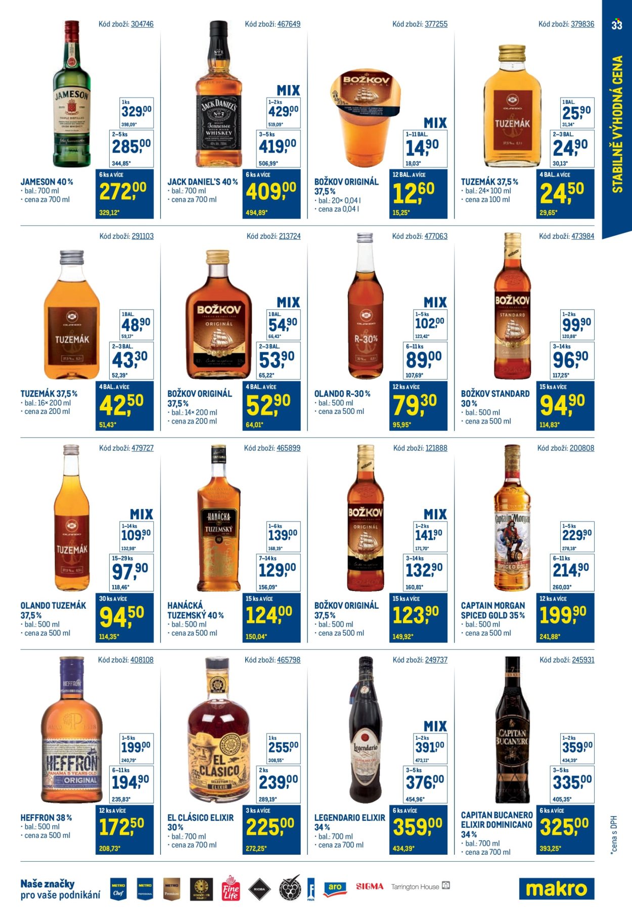 Leták MAKRO - 24.9.2025 - 18.11.2025. Strana 33
