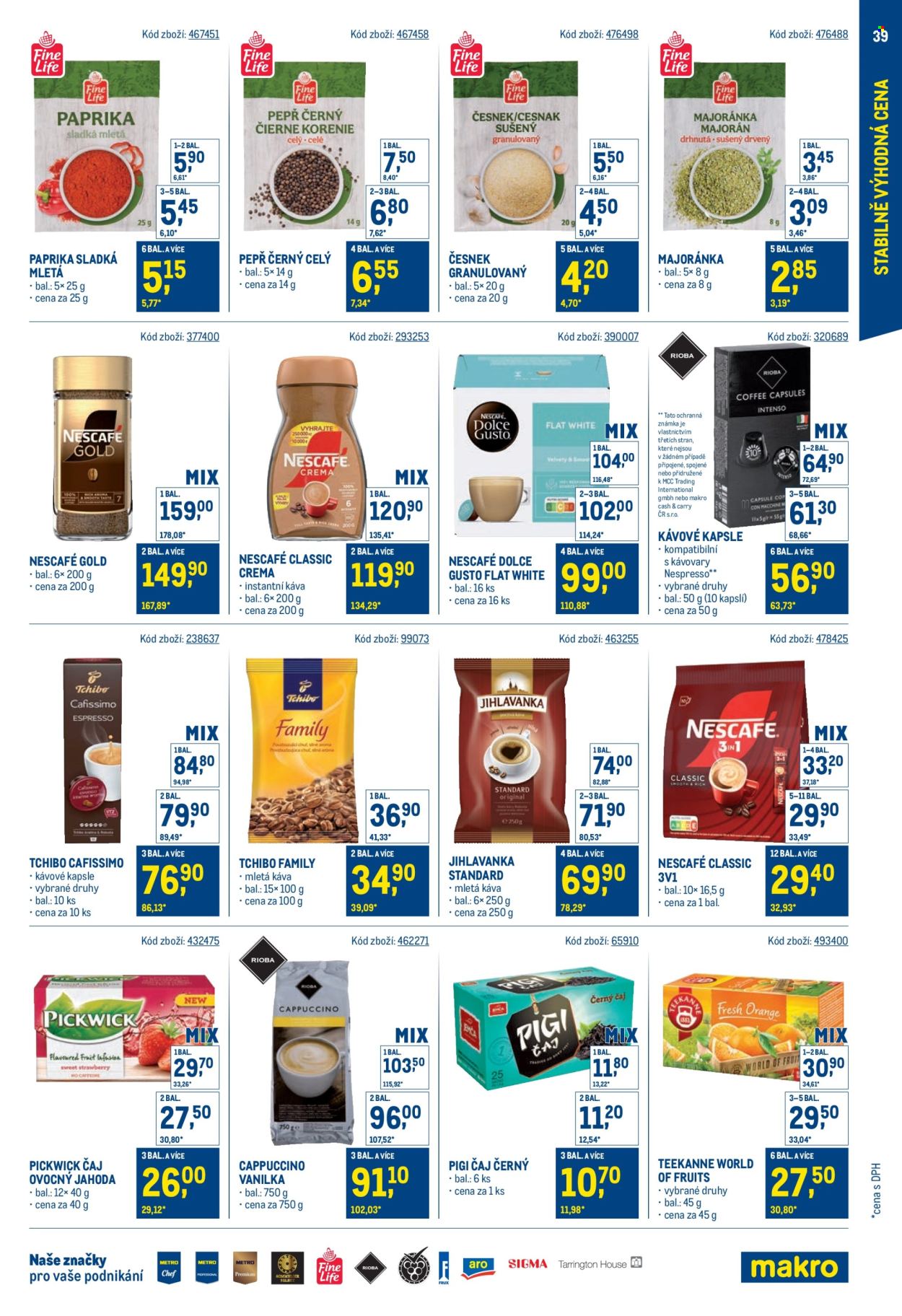 Leták MAKRO - 24.9.2025 - 18.11.2025. Strana 39