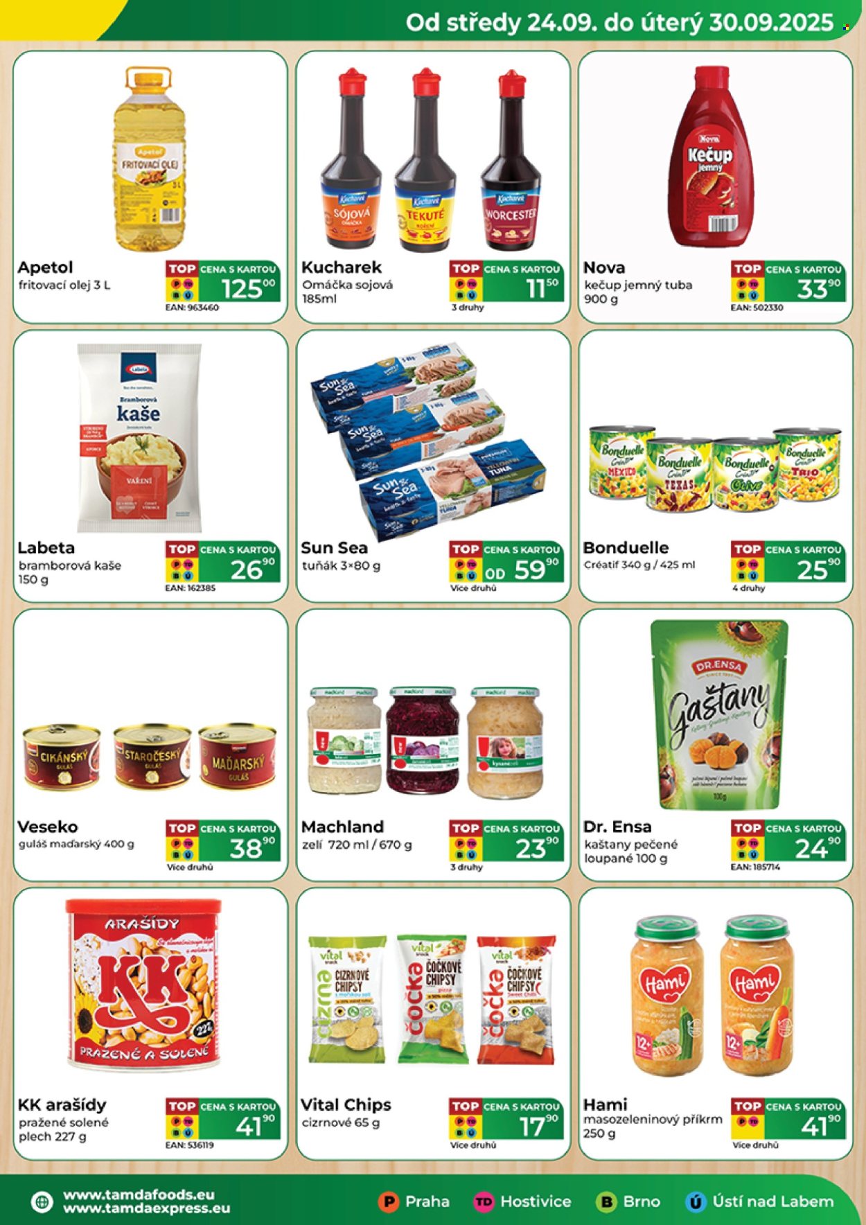 Leták Tamda Foods - 24.9.2025 - 30.9.2025. Strana 3