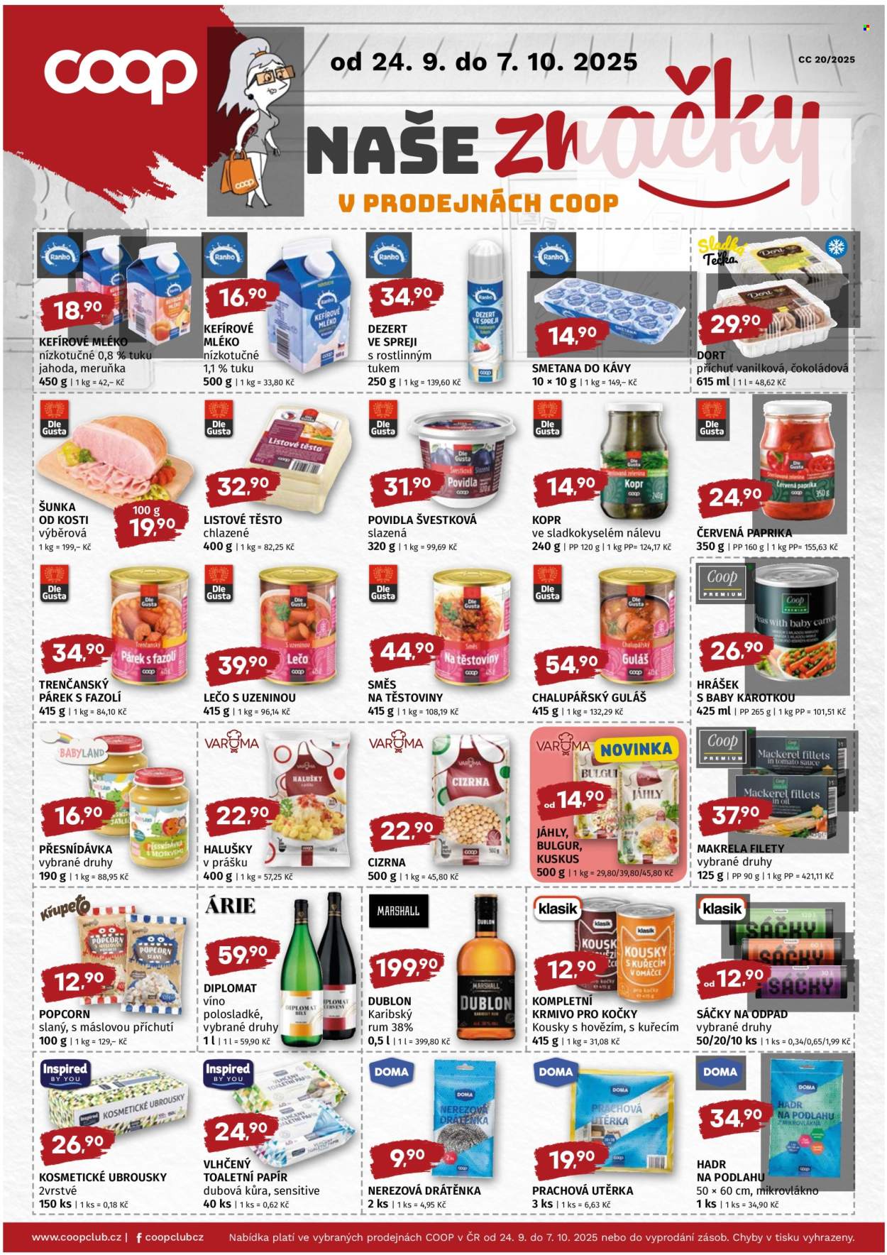 Leták TREFA coop - 24.9.2025 - 7.10.2025. Strana 2
