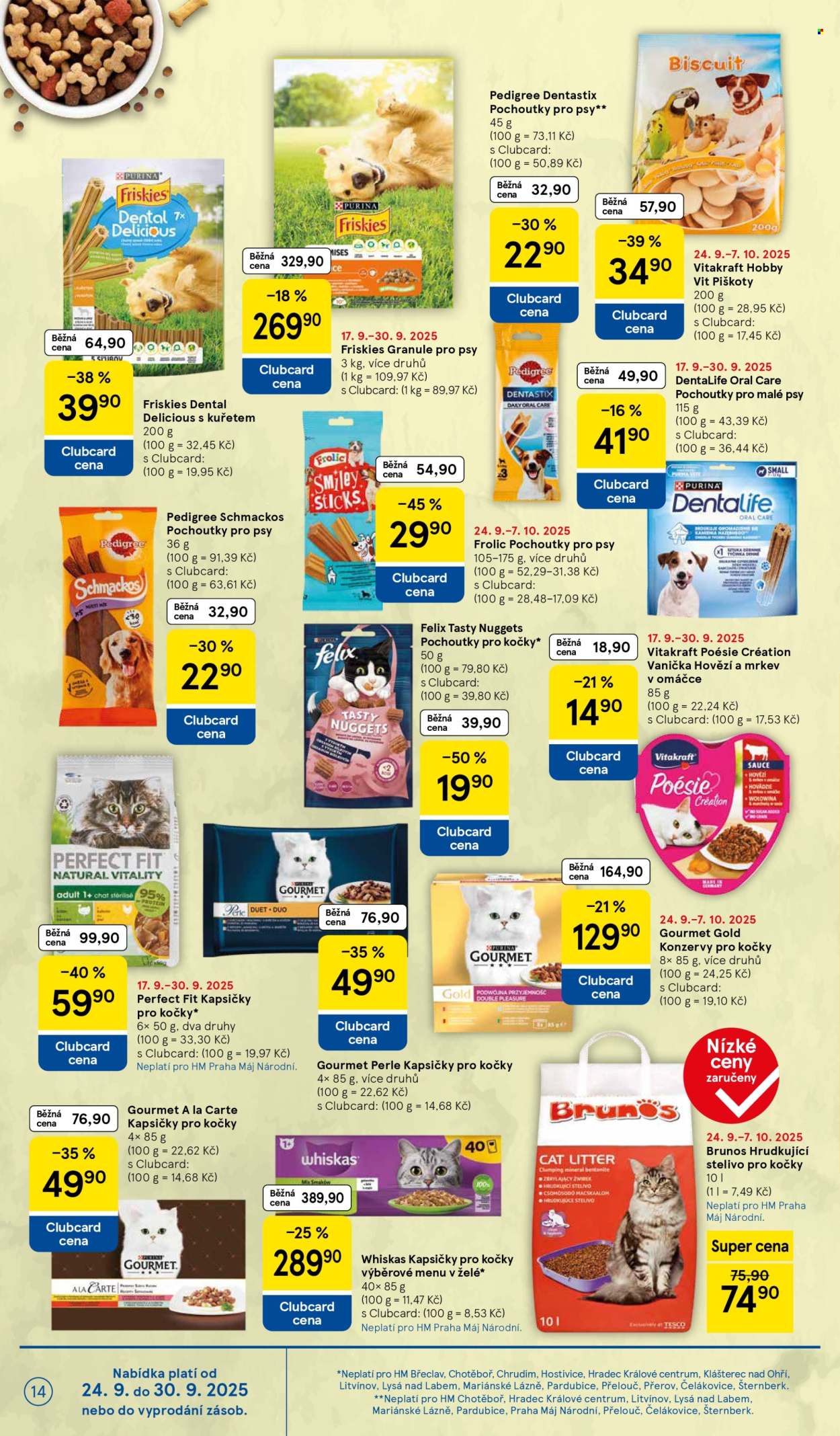 Leták TESCO - 24.9.2025 - 30.9.2025. Strana 14