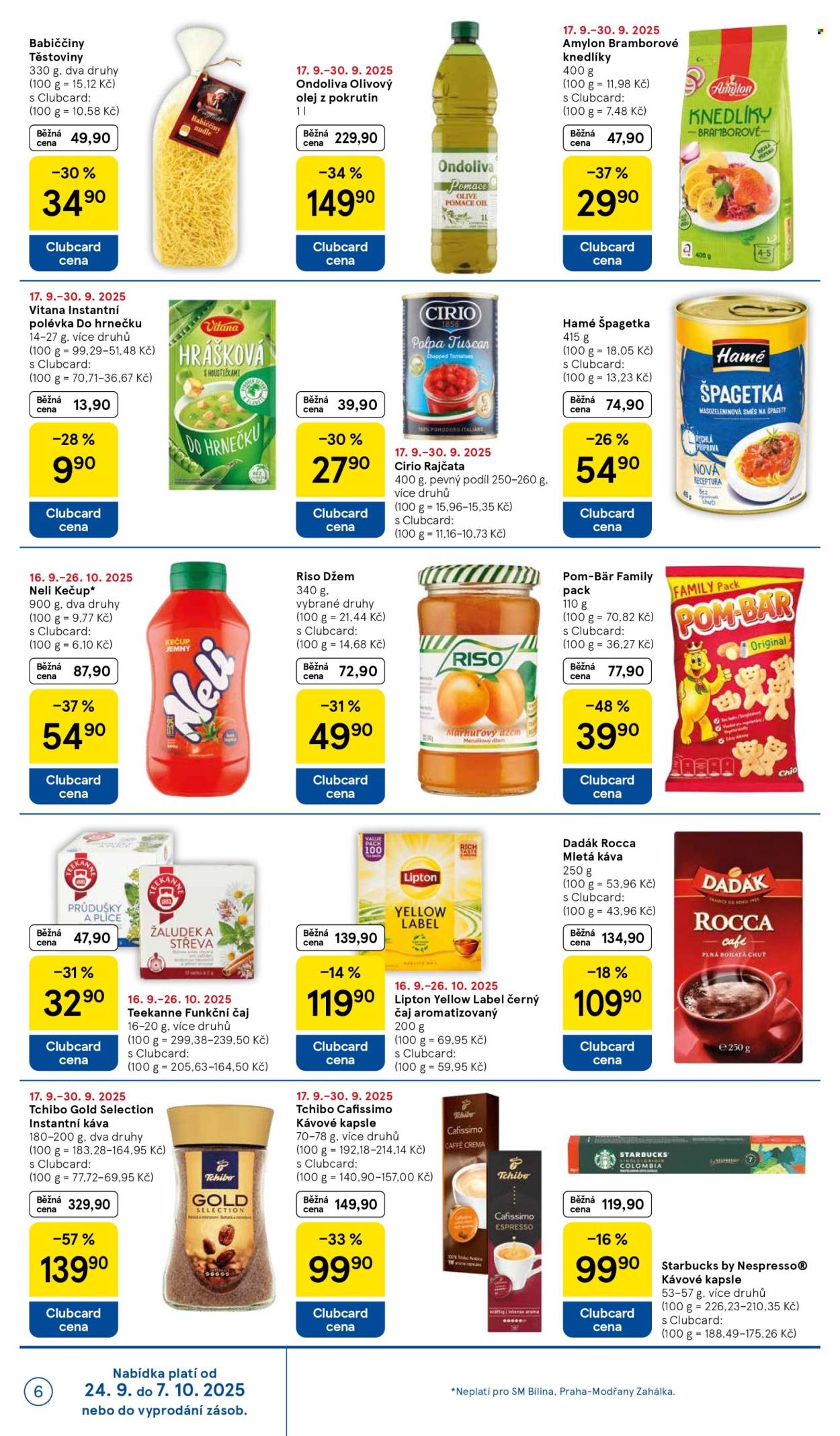 Leták TESCO supermarket - 24.9.2025 - 30.9.2025. Strana 6