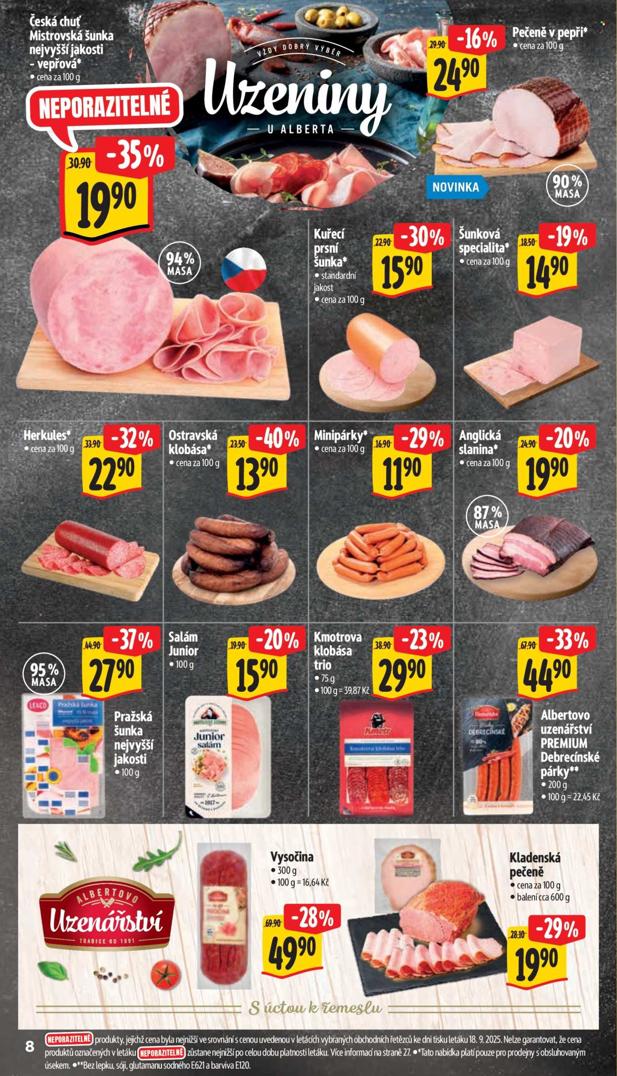 Leták Albert Supermarket - 24.9.2025 - 30.9.2025. Strana 15
