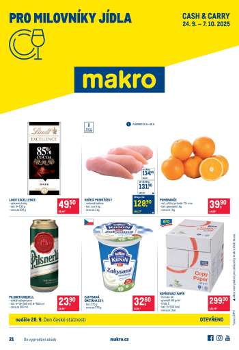 Leták MAKRO - 24.9.2025 - 7.10.2025.