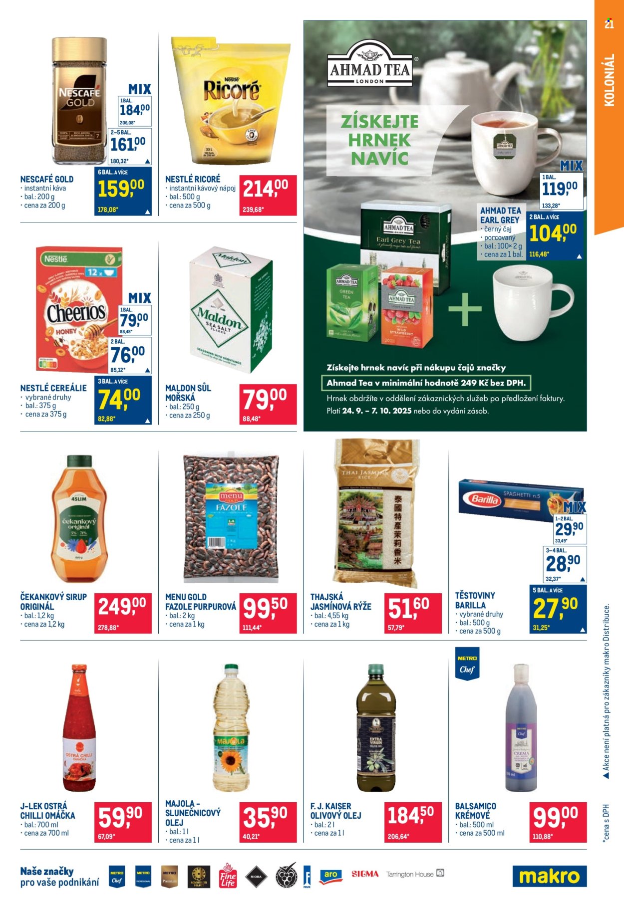Leták MAKRO - 24.9.2025 - 7.10.2025. Strana 21