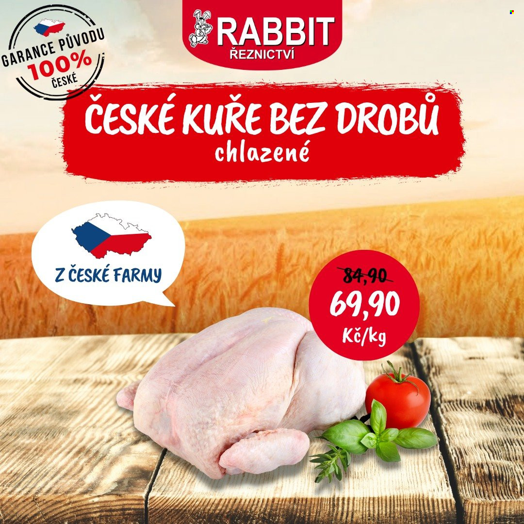 Leták RABBIT řeznictví - 23.9.2025 - 28.9.2025. Strana 2