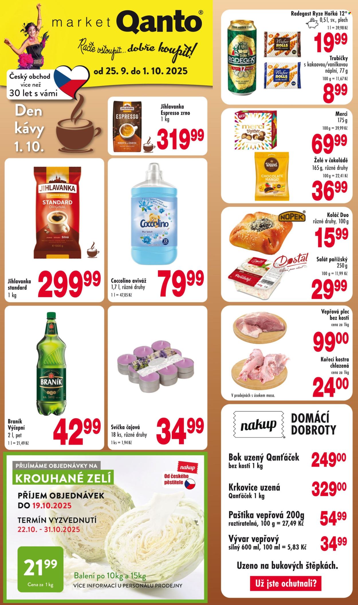 Leták Qanto market - 25.9.2025 - 1.10.2025. Strana 1