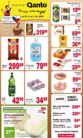 Leták Qanto market - 25.9.2025 - 1.10.2025.