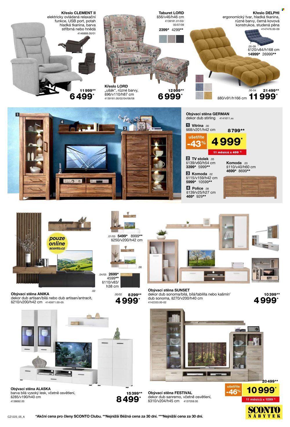 Leták SCONTO NÁBYTEK - 24.9.2025 - 14.10.2025. Strana 5