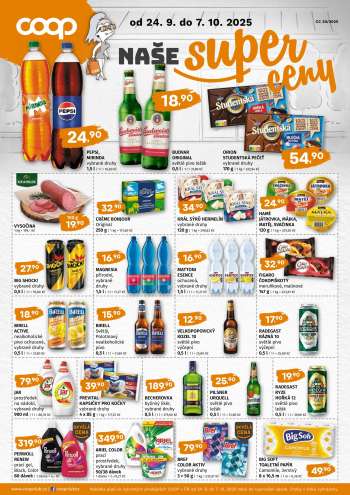 Leták coop TUTY - 24.9.2025 - 7.10.2025.