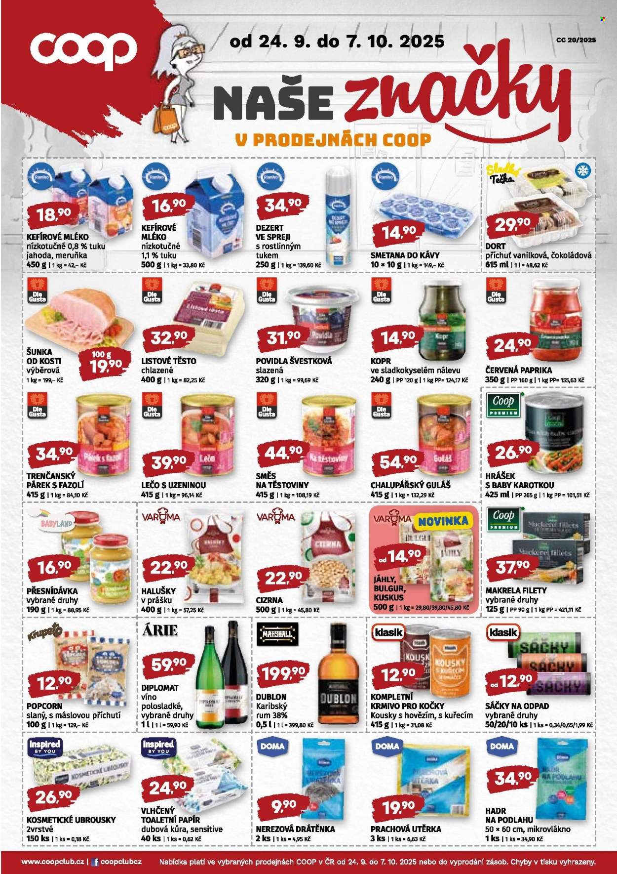 Leták coop JEDNOTA - 24.9.2025 - 7.10.2025. Strana 5