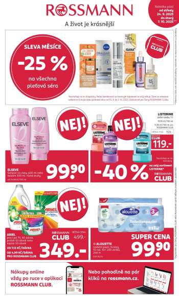 Leták ROSSMANN - 24.9.2025 - 7.10.2025.