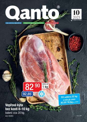 Leták Astur & Qanto velkoobchod - 1.10.2025 - 31.10.2025.