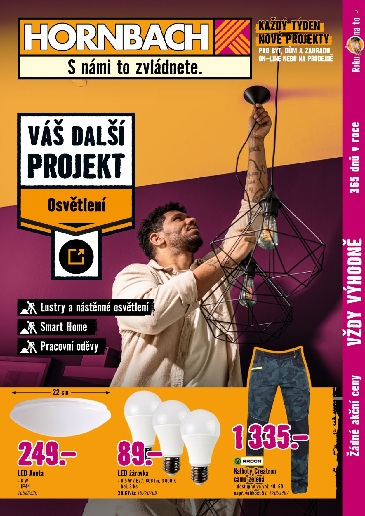 Leták HORNBACH - 24.9.2025 - 8.10.2025. Strana 1