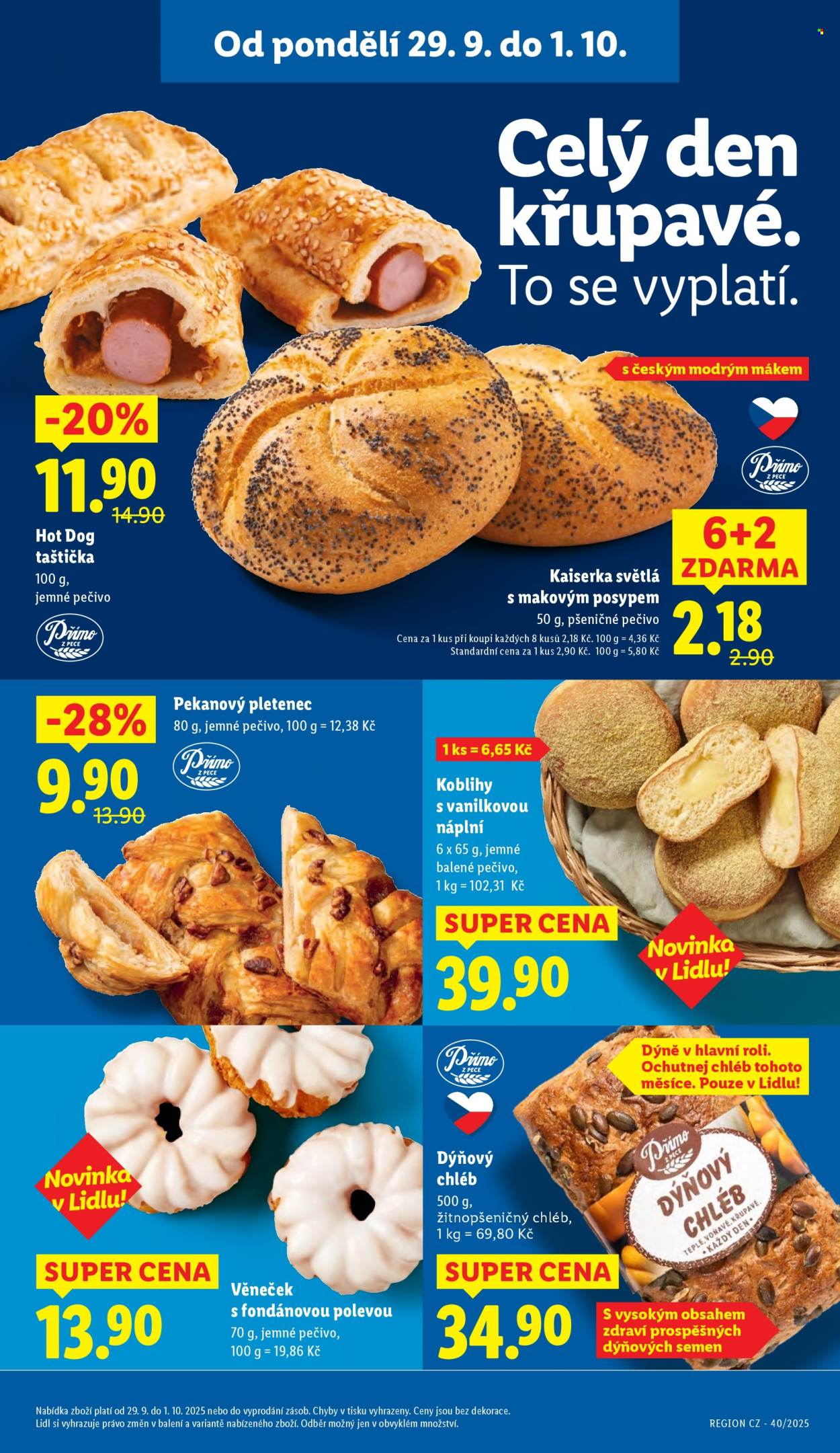 Leták Lidl - 29.9.2025 - 1.10.2025. Strana 11