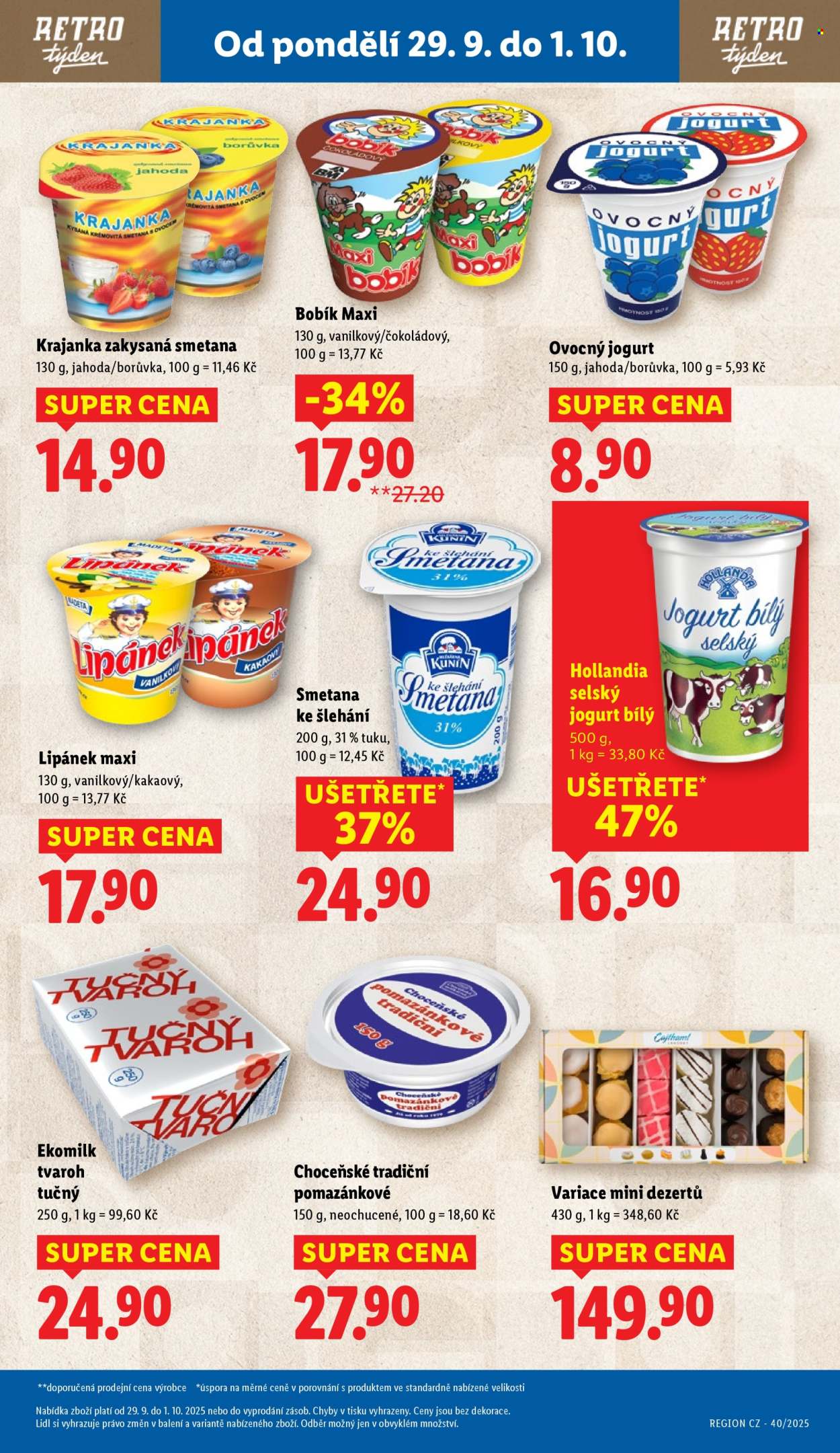 Leták Lidl - 29.9.2025 - 1.10.2025. Strana 13