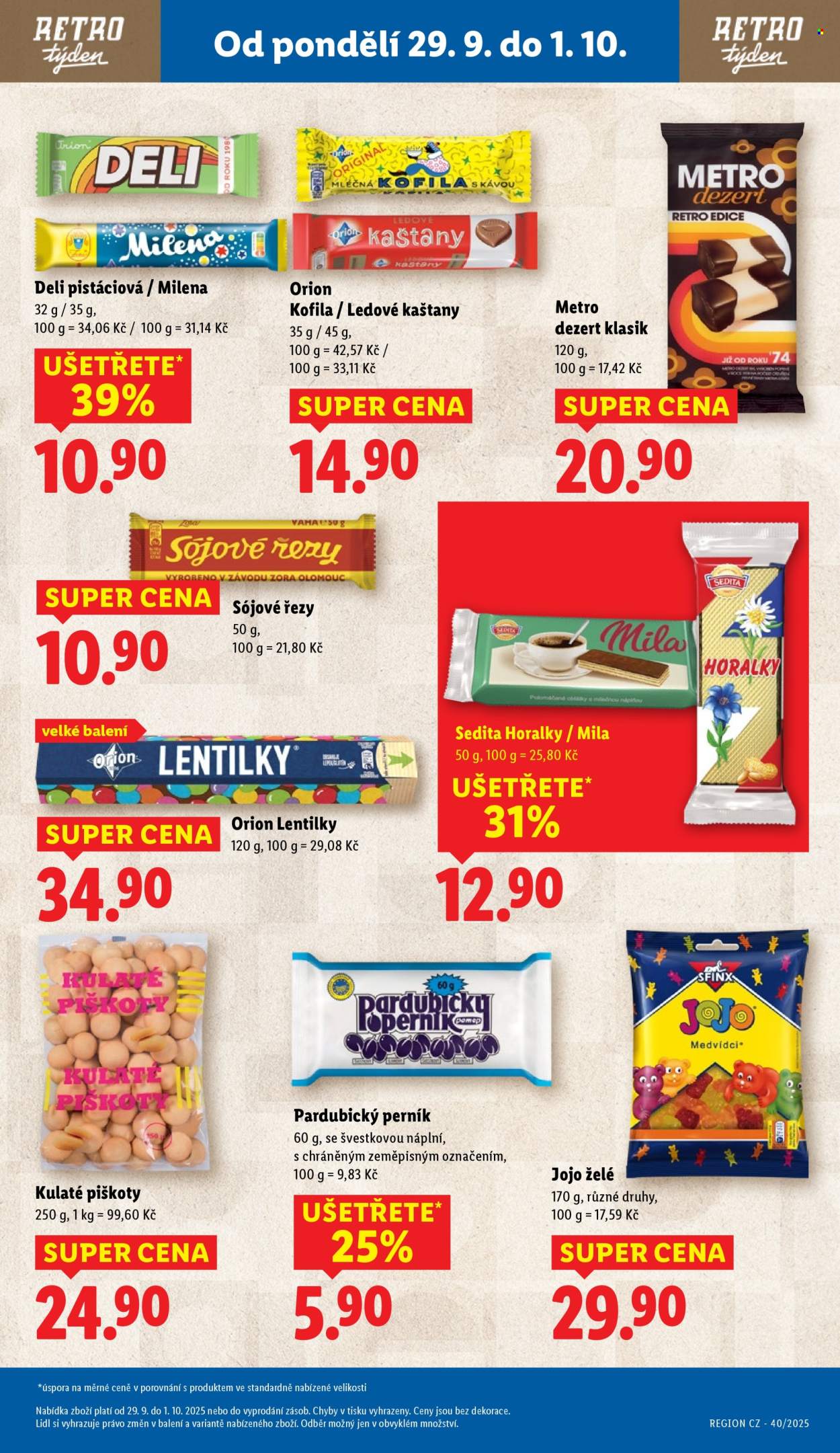 Leták Lidl - 29.9.2025 - 1.10.2025. Strana 15