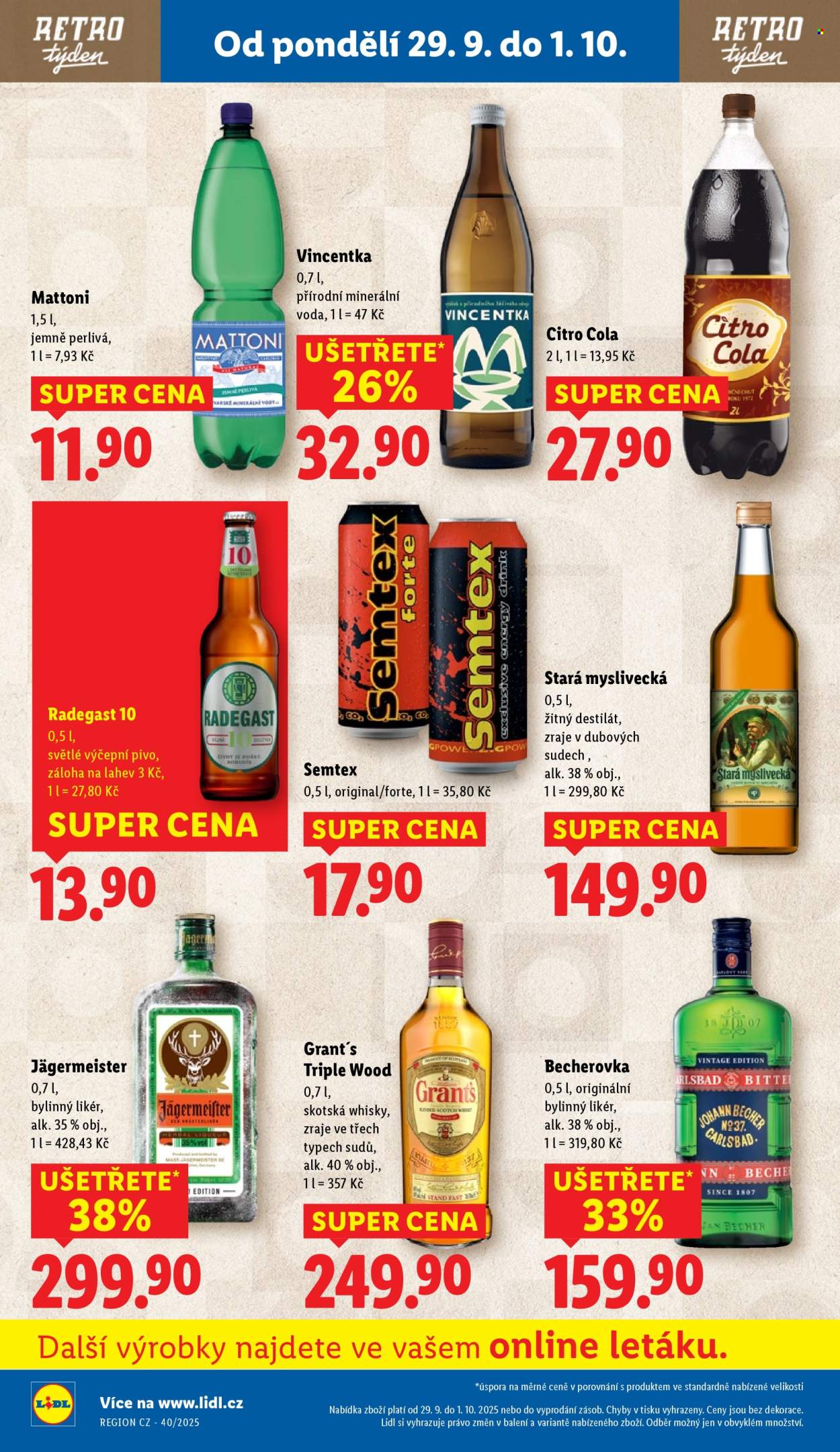 Leták Lidl - 29.9.2025 - 1.10.2025. Strana 16