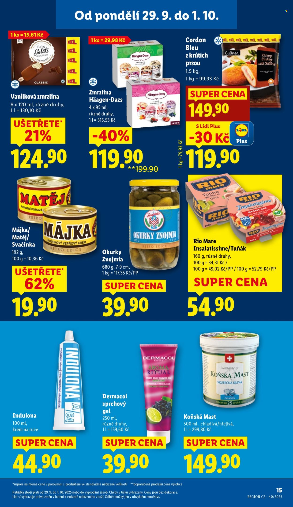 Leták Lidl - 29.9.2025 - 1.10.2025. Strana 20