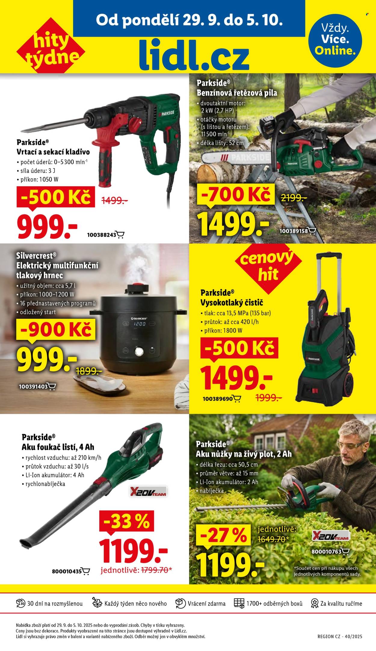 Leták Lidl - 29.9.2025 - 1.10.2025. Strana 26