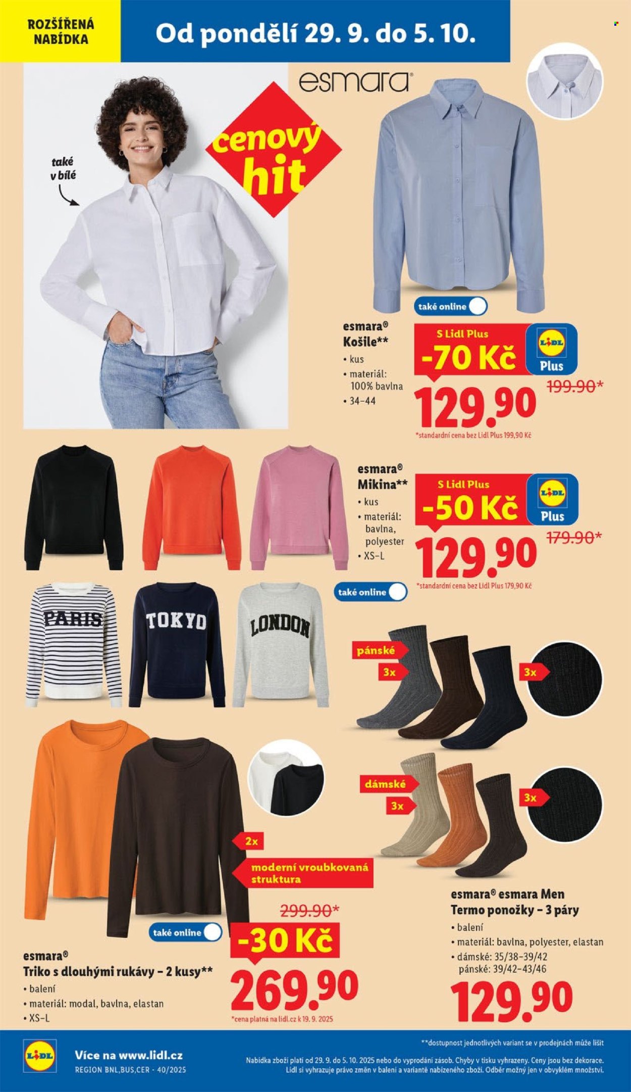 Leták Lidl - 29.9.2025 - 1.10.2025. Strana 38